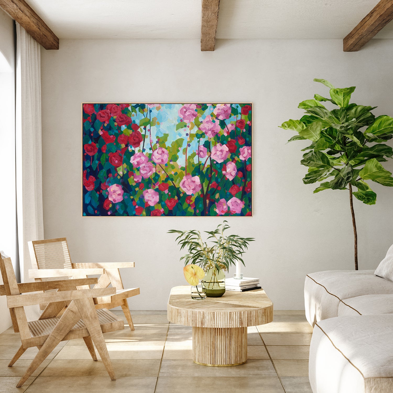 wall-art-print-canvas-poster-framed-Camellias-7