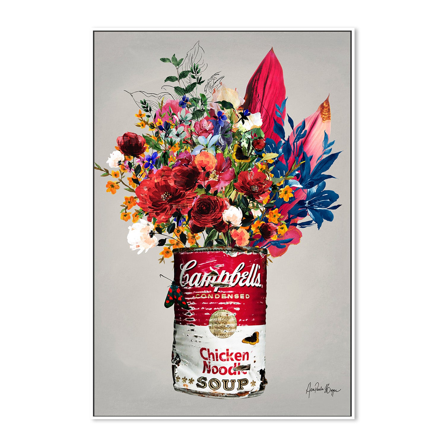 wall-art-print-canvas-poster-framed-Campbell´s PINK-5