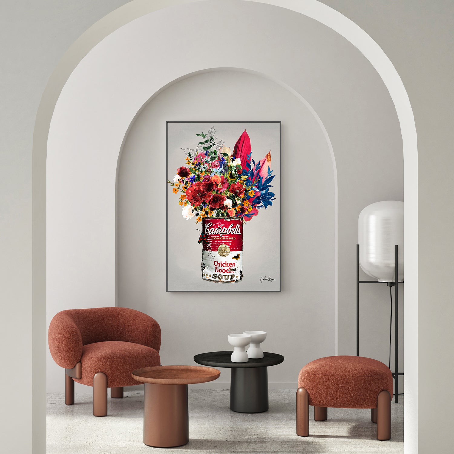 wall-art-print-canvas-poster-framed-Campbell´s PINK-7