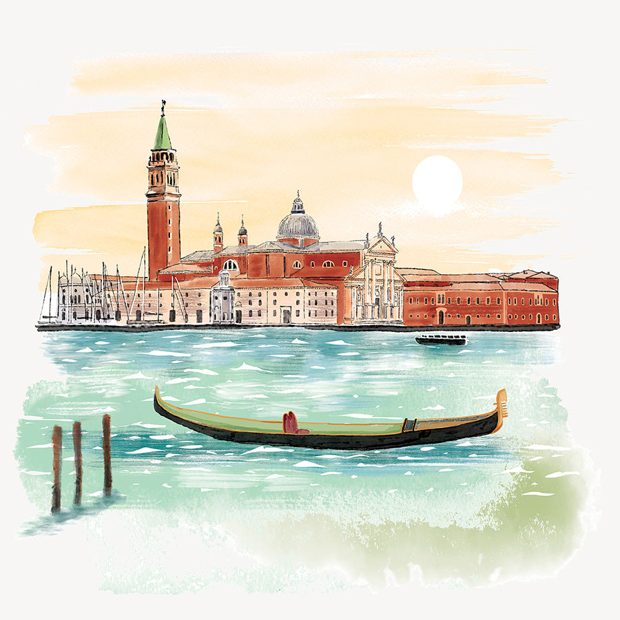 wall-art-print-canvas-poster-framed-Canal Serenade-1