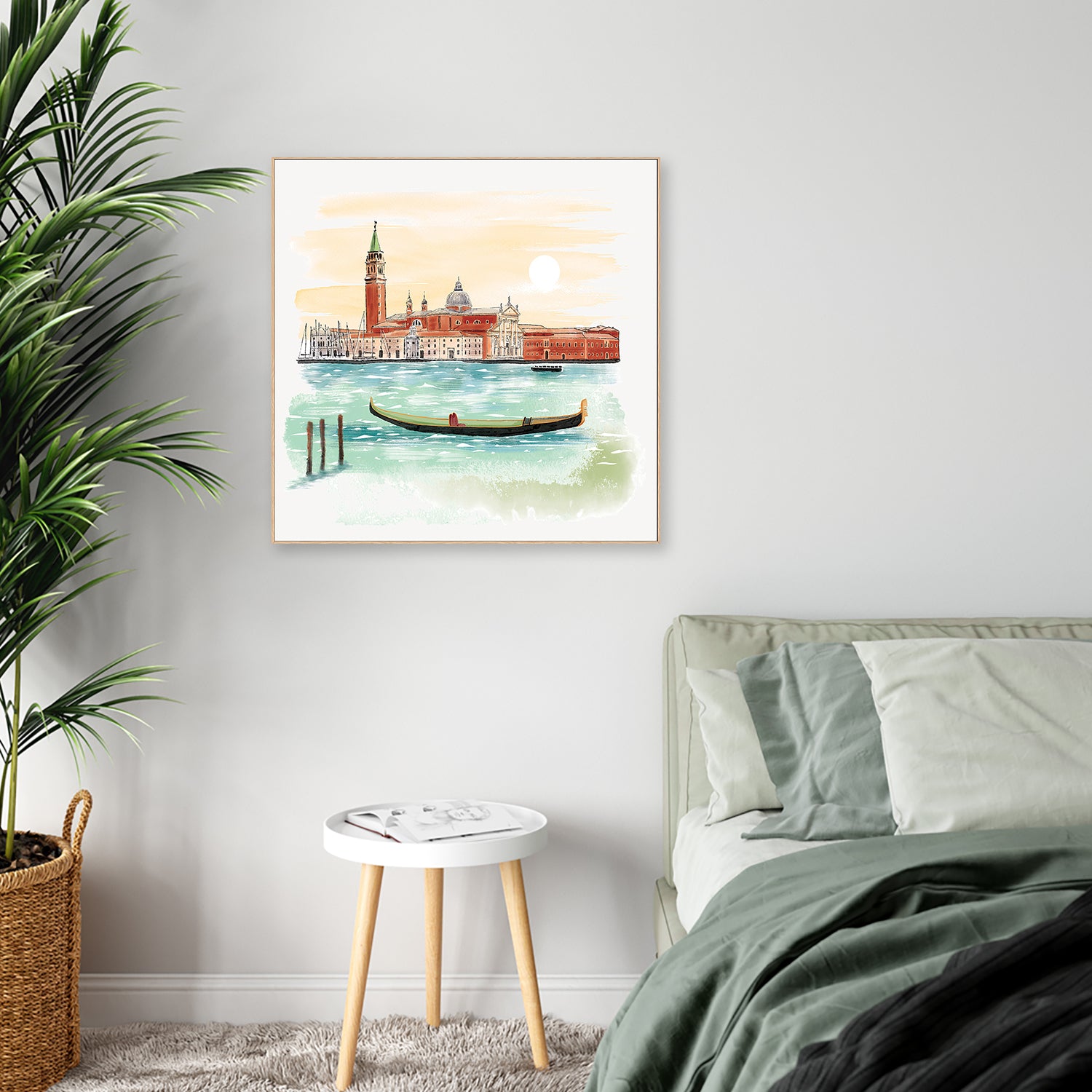 wall-art-print-canvas-poster-framed-Canal Serenade-7