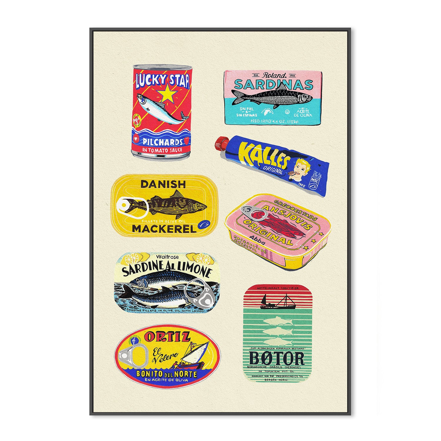wall-art-print-canvas-poster-framed-Canned Fish-3
