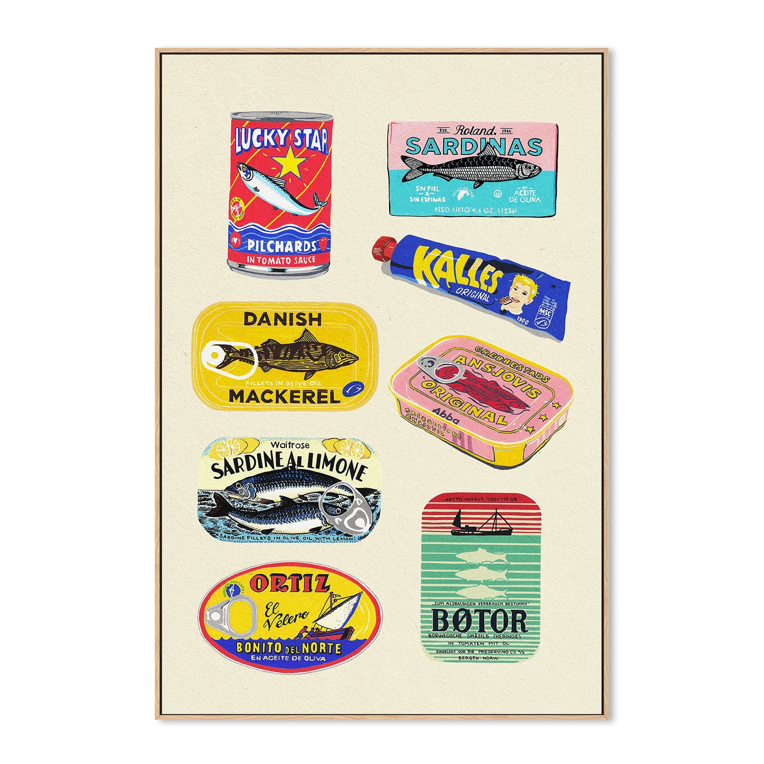 wall-art-print-canvas-poster-framed-Canned Fish-4