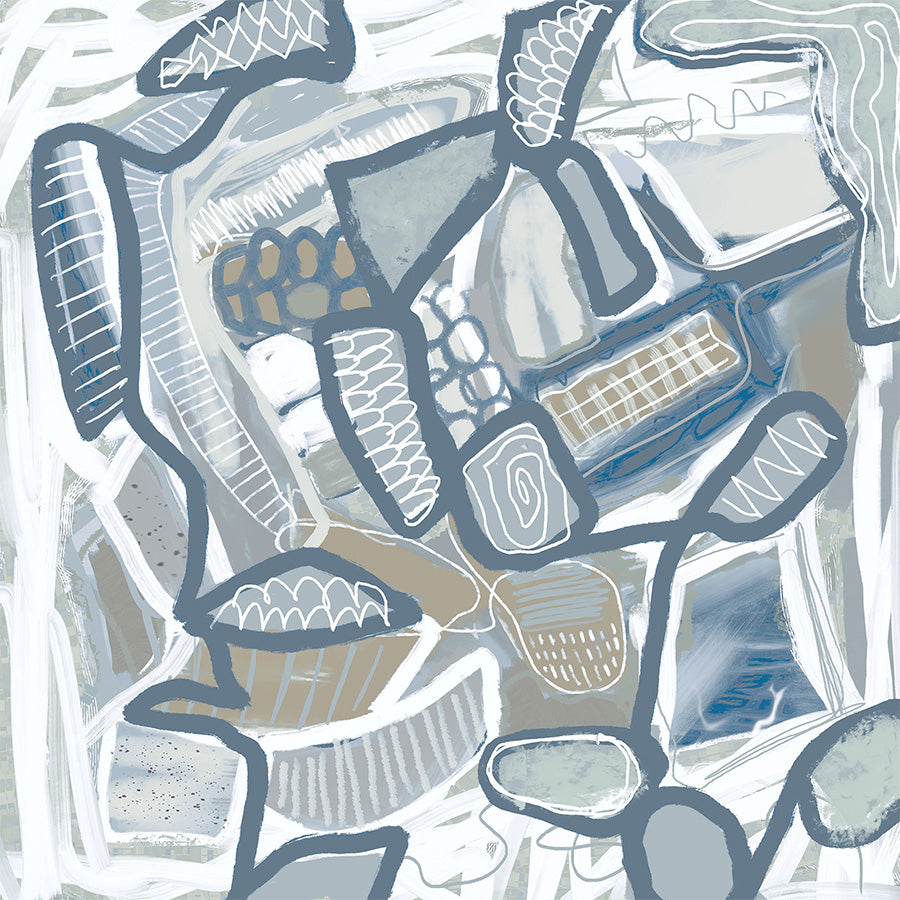 wall-art-print-canvas-poster-framed-Carnival, Pastel Blue-1