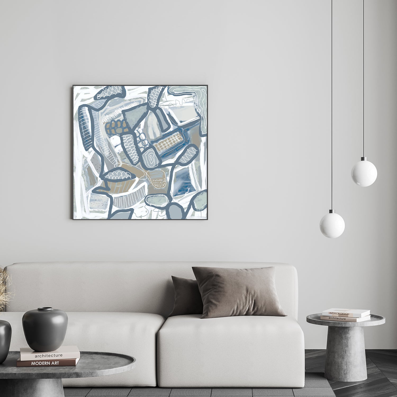 wall-art-print-canvas-poster-framed-Carnival, Pastel Blue-2