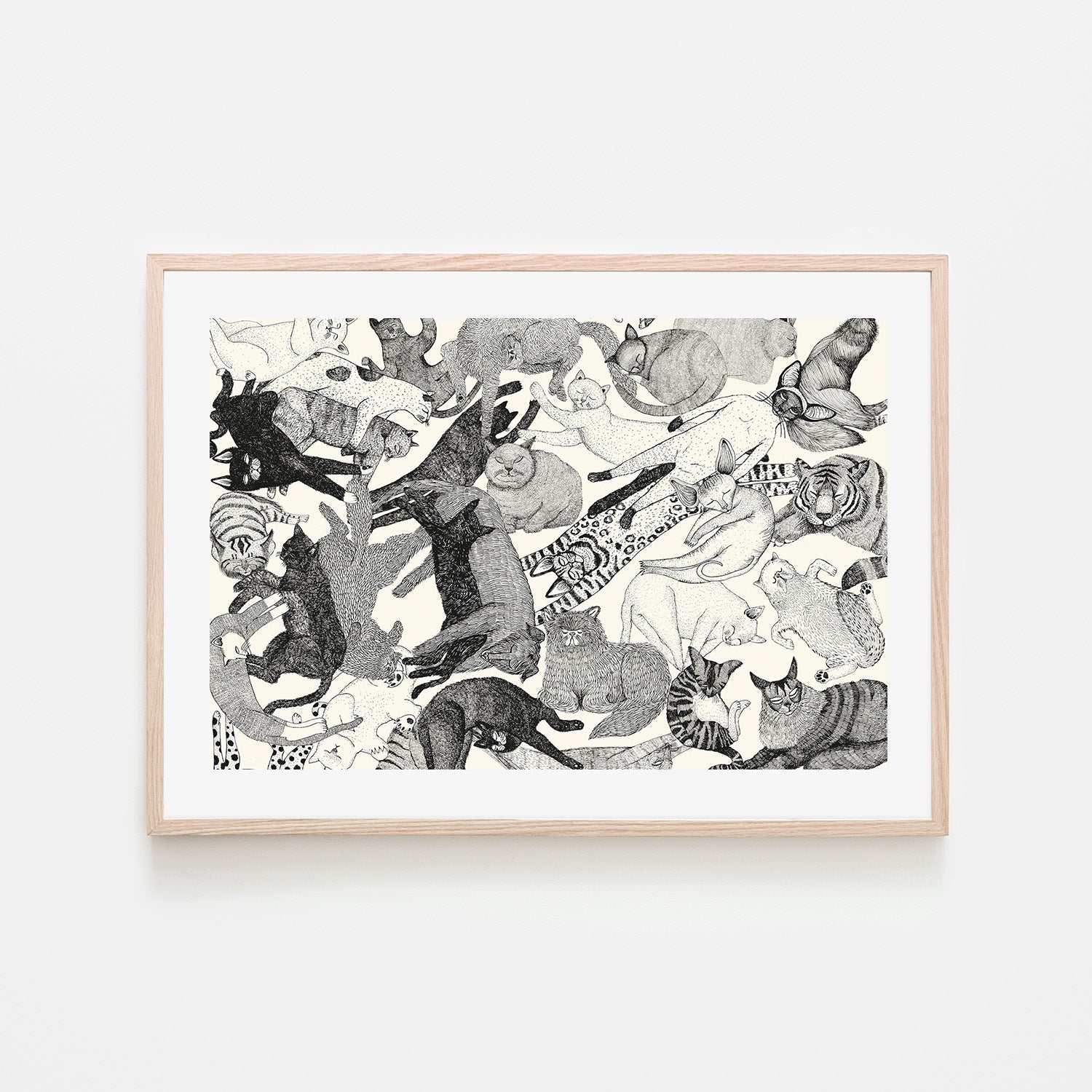 wall-art-print-canvas-poster-framed-Cats-6