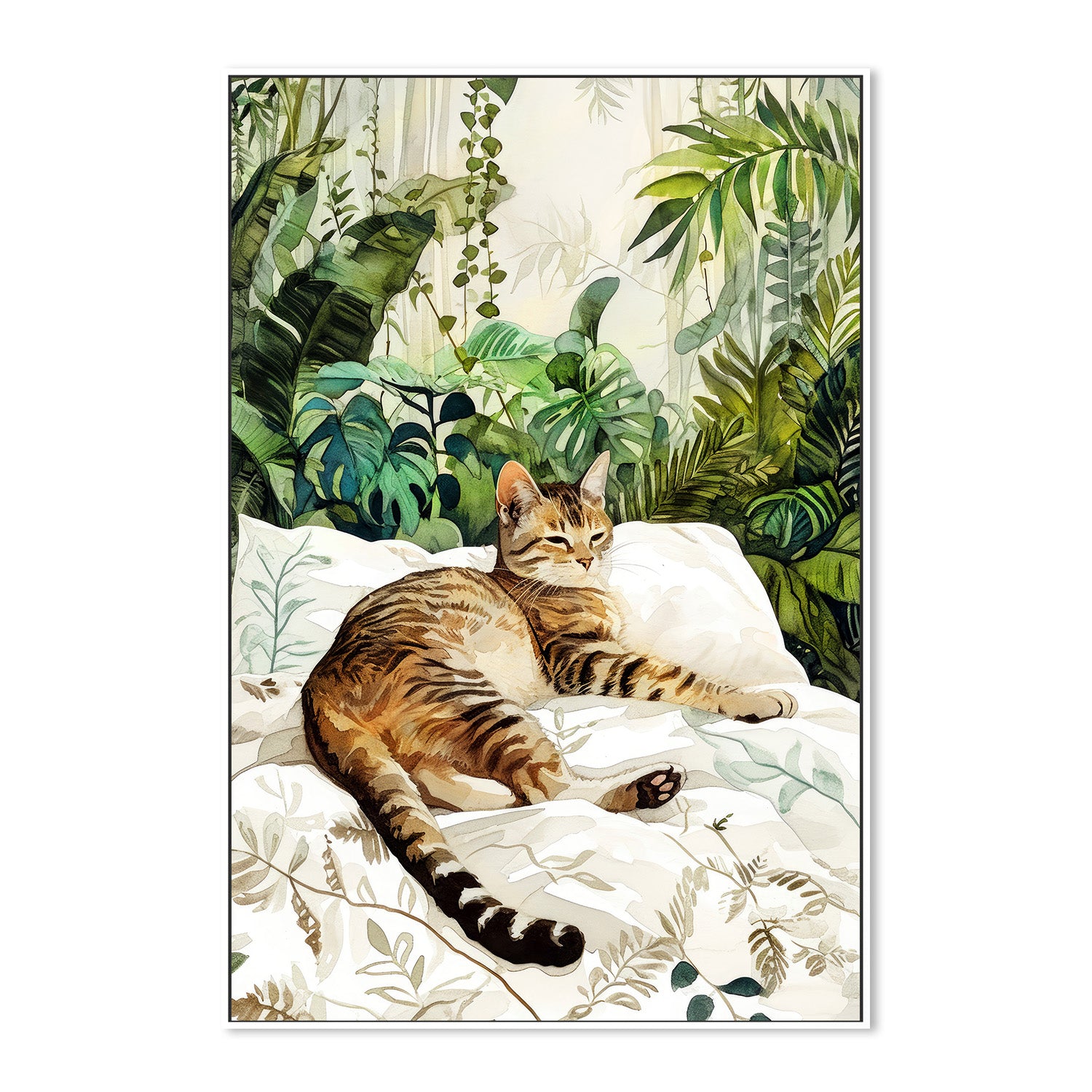 wall-art-print-canvas-poster-framed-Cats Life-5