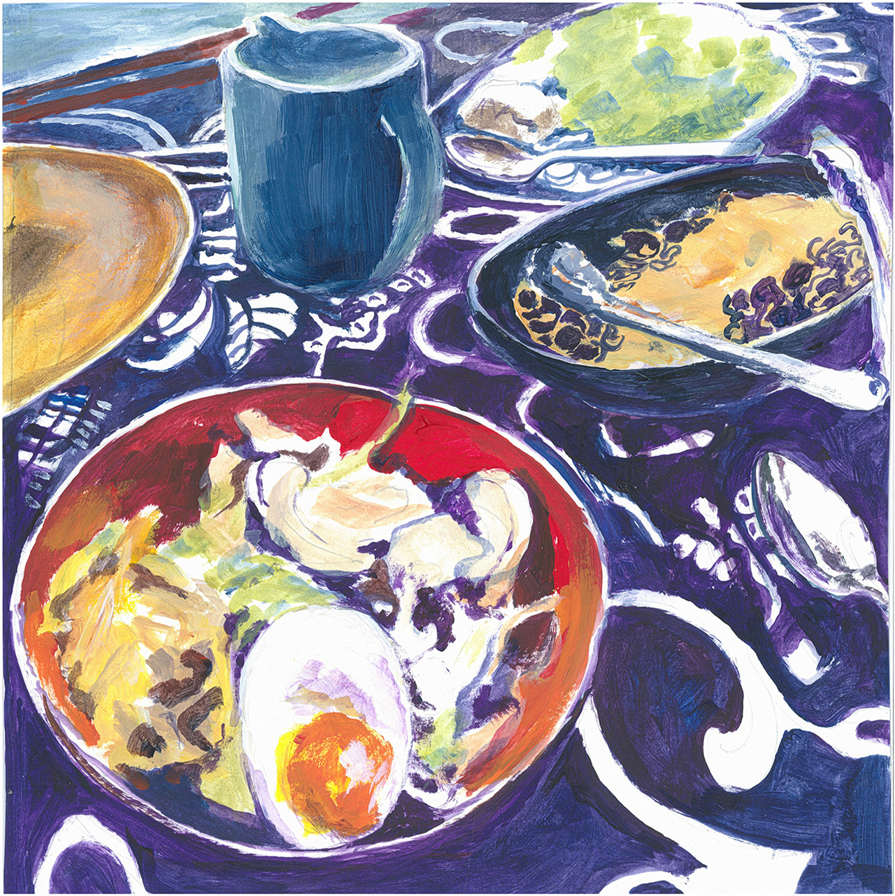 wall-art-print-canvas-poster-framed-Celebration Lunch , By Christine Read-1