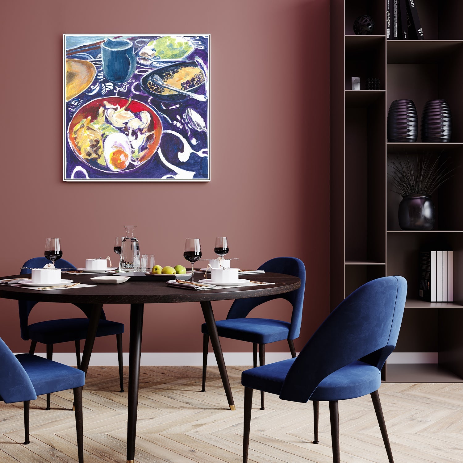 wall-art-print-canvas-poster-framed-Celebration Lunch , By Christine Read-7
