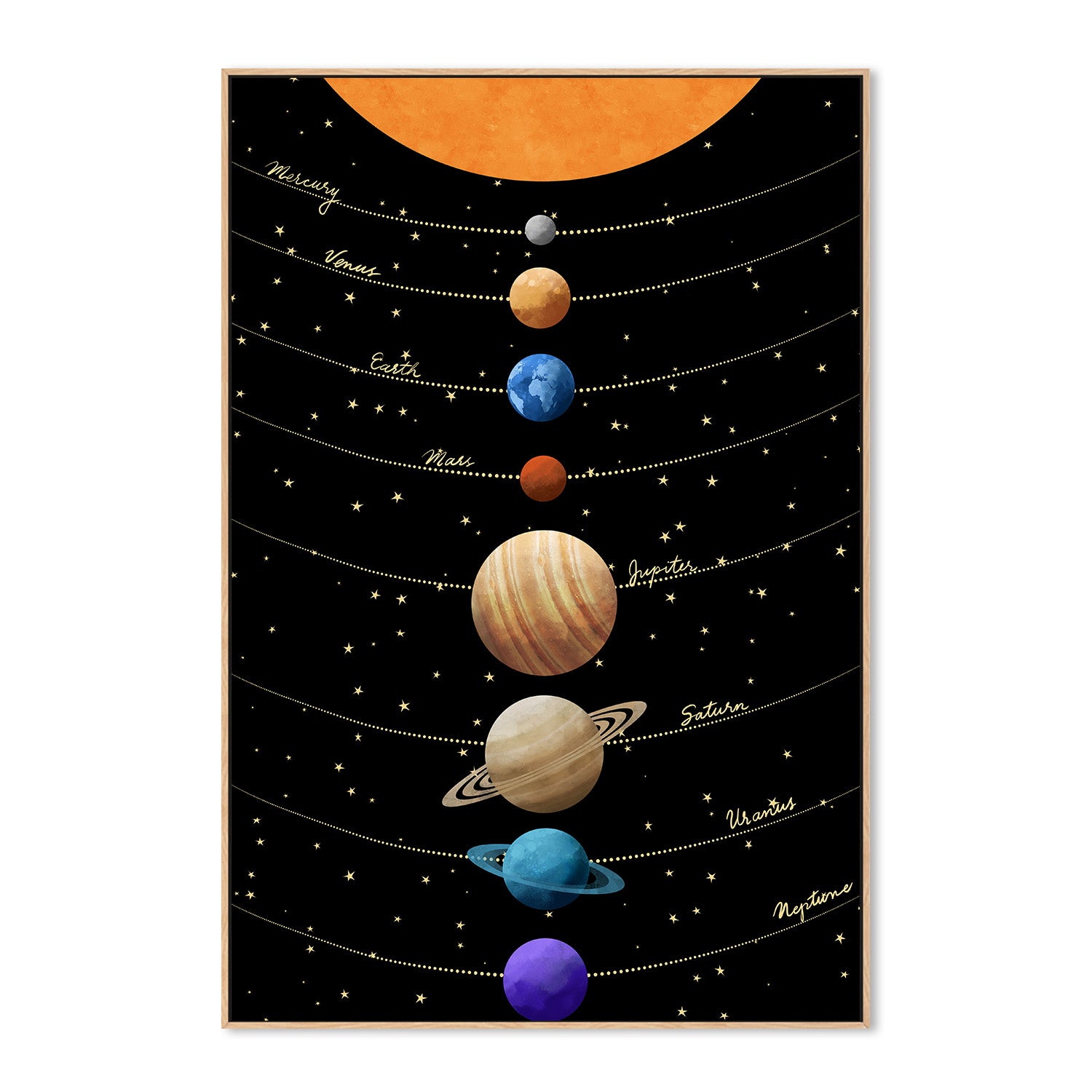 wall-art-print-canvas-poster-framed-Celestial Symphony-4