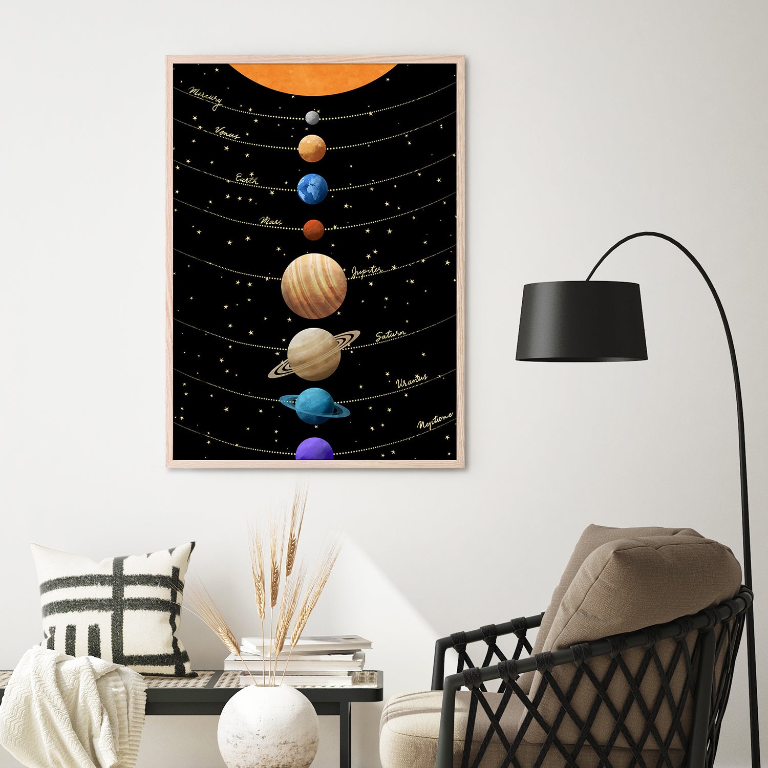 wall-art-print-canvas-poster-framed-Celestial Symphony-9