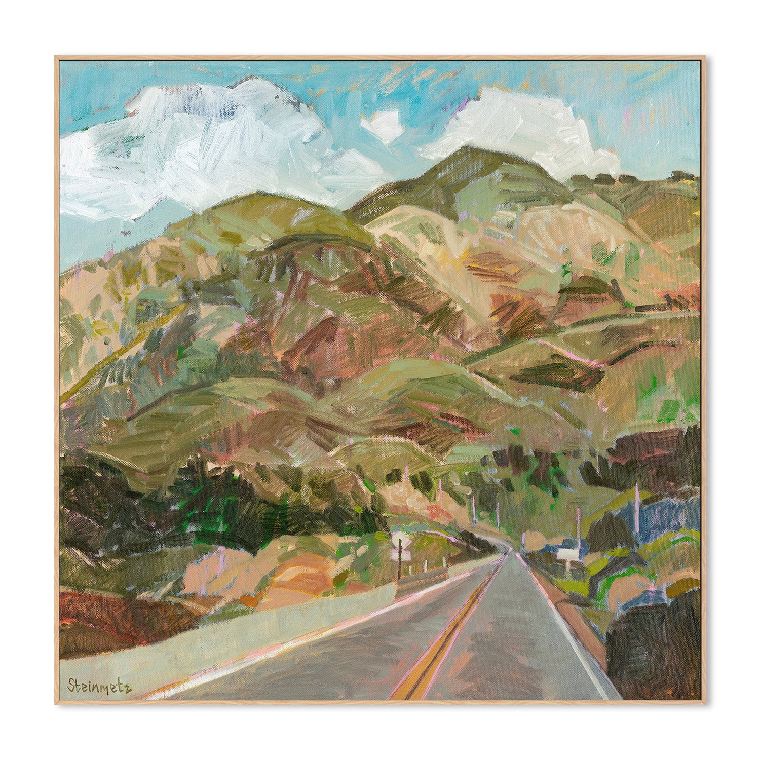 wall-art-print-canvas-poster-framed-Cezanne In Big Sur , By Liana Steinmetz-4