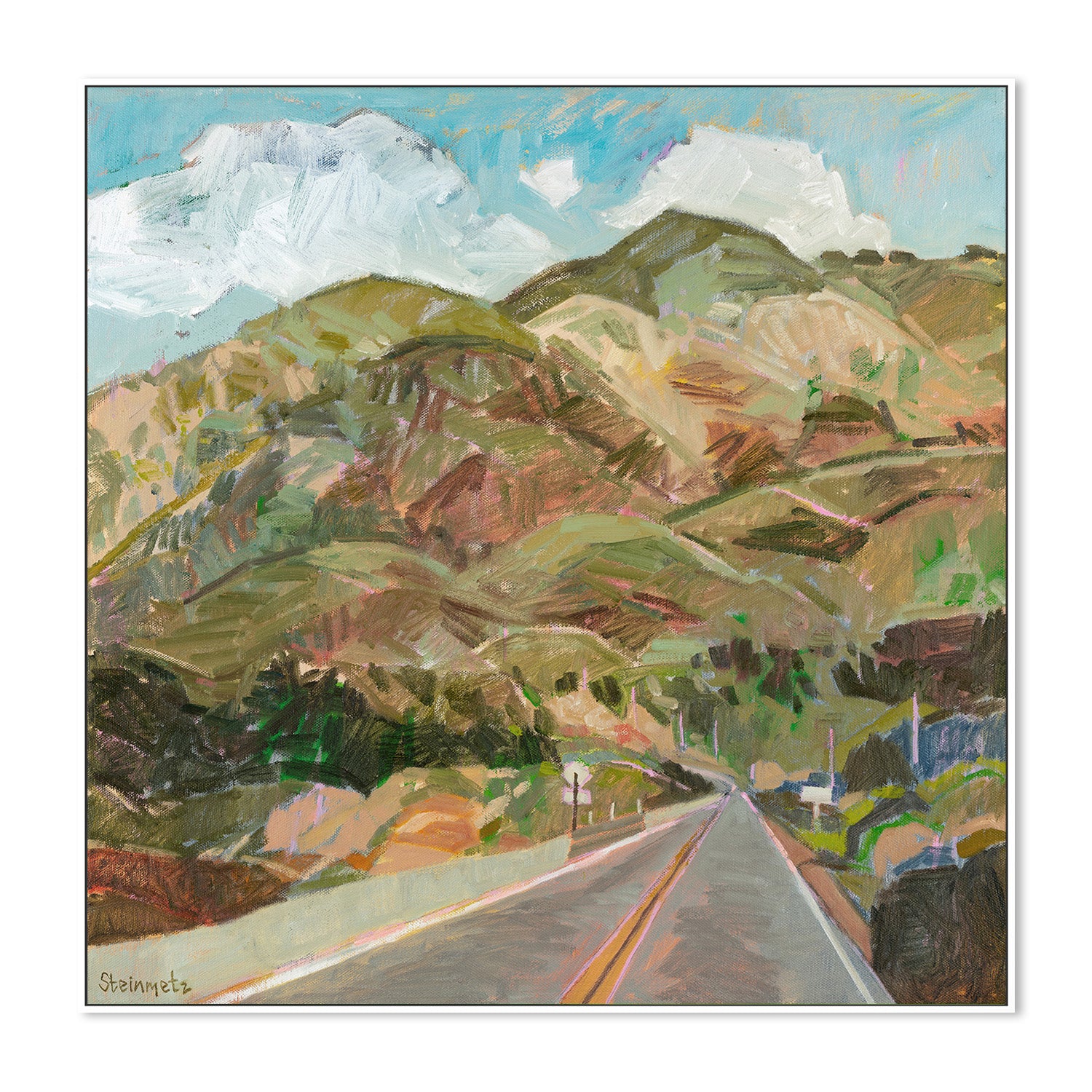 wall-art-print-canvas-poster-framed-Cezanne In Big Sur , By Liana Steinmetz-5