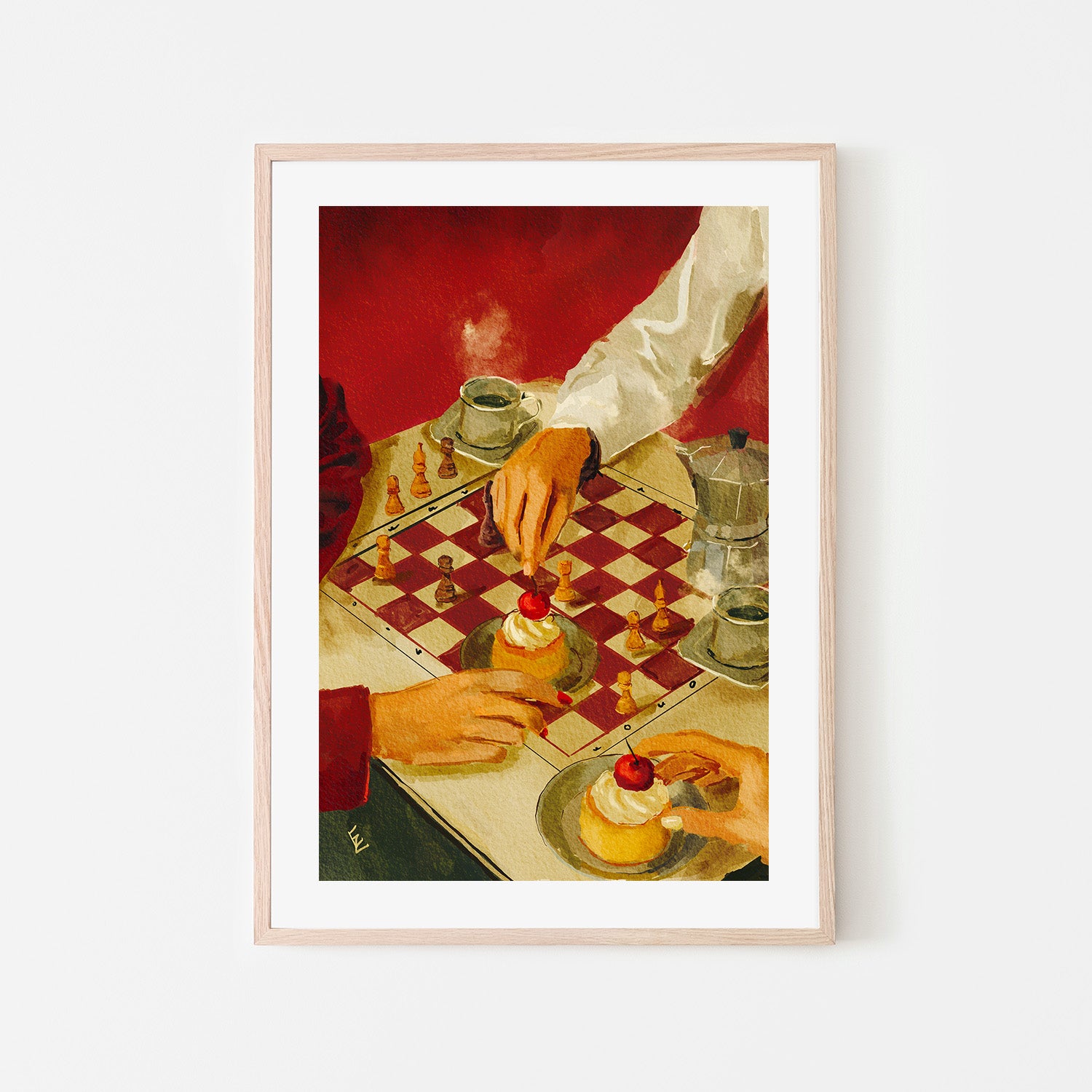 wall-art-print-canvas-poster-framed-Checkmate And Cakes-6