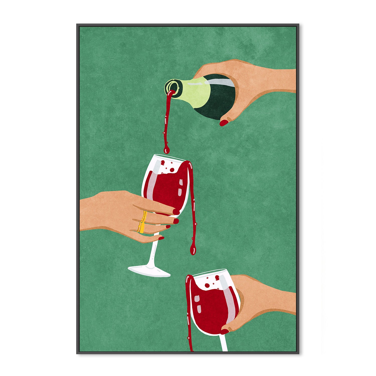 wall-art-print-canvas-poster-framed-Cheers Girls-3