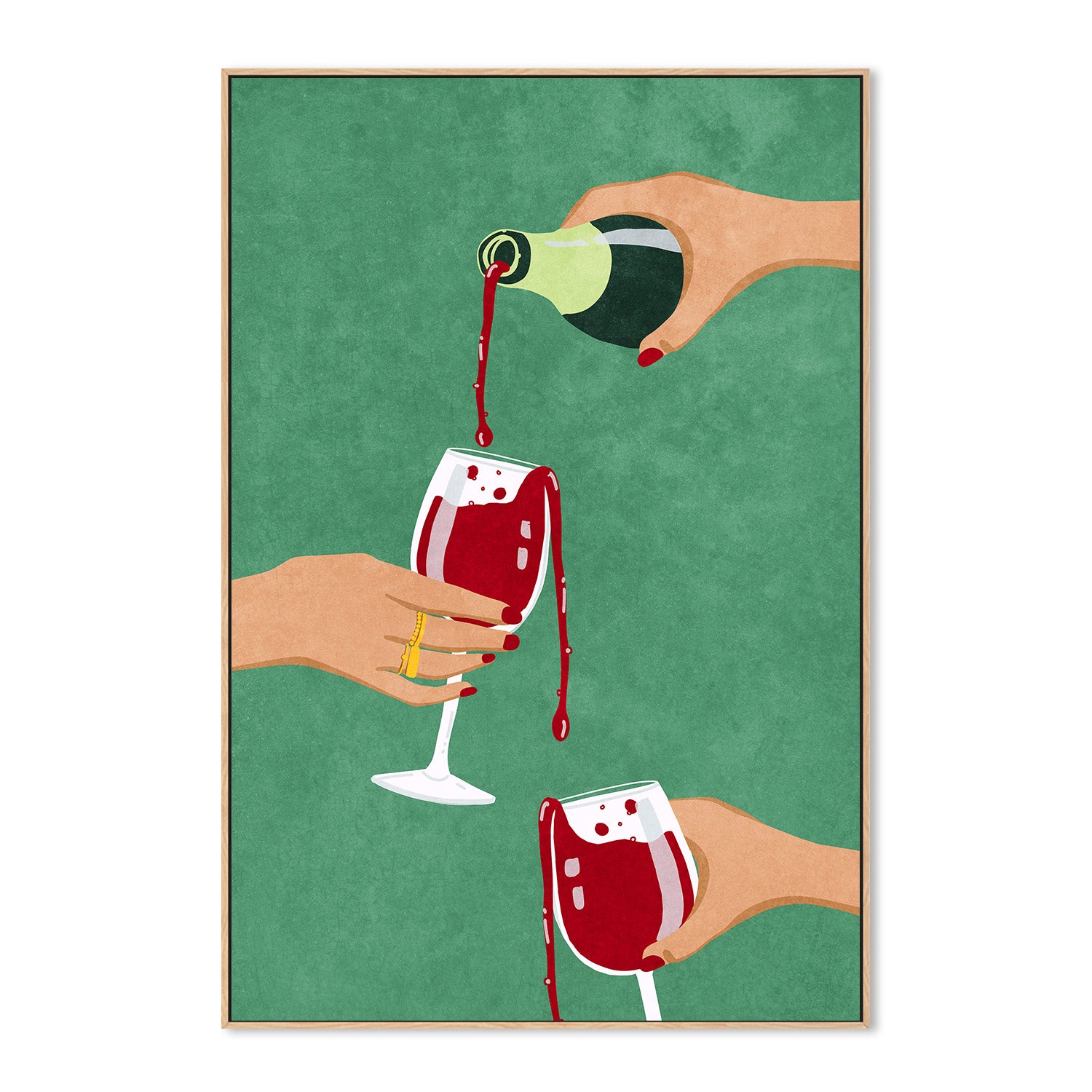 wall-art-print-canvas-poster-framed-Cheers Girls-4