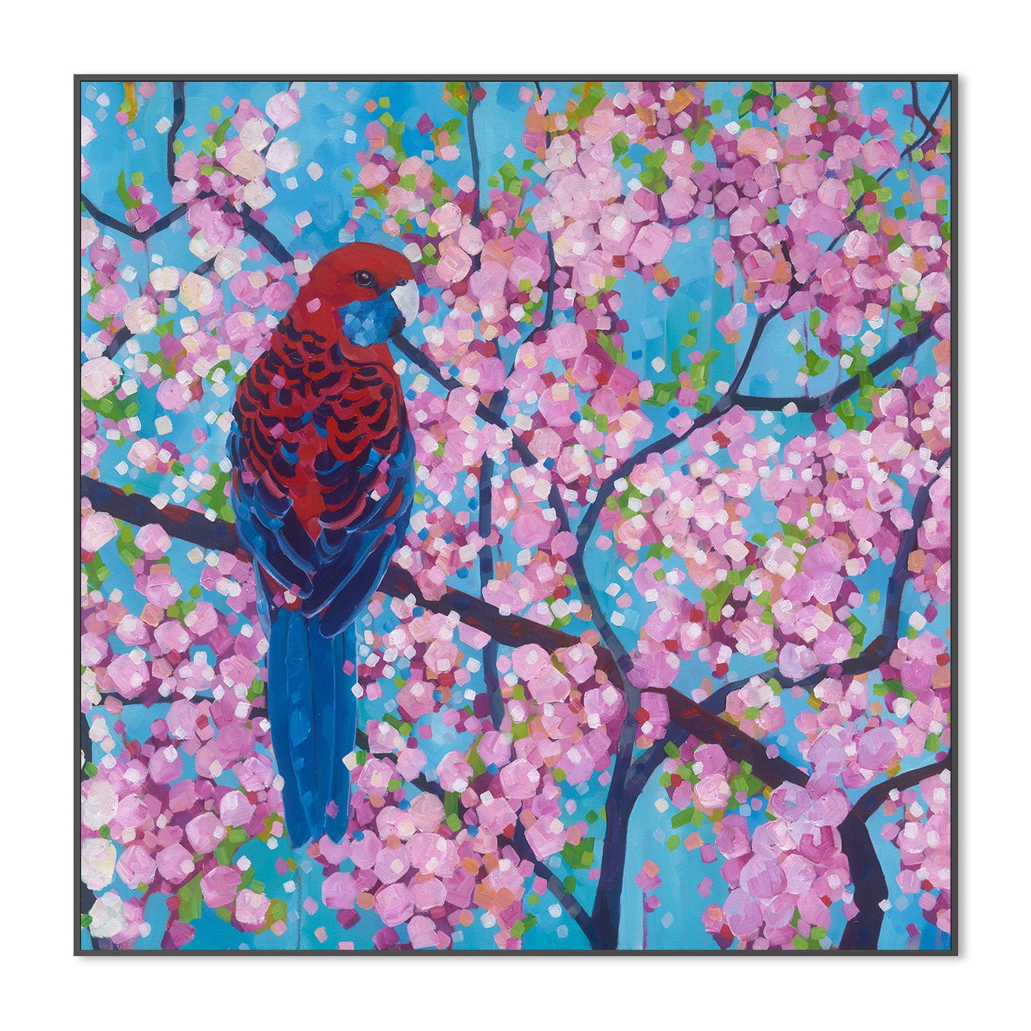 wall-art-print-canvas-poster-framed-Cherry Pink-3