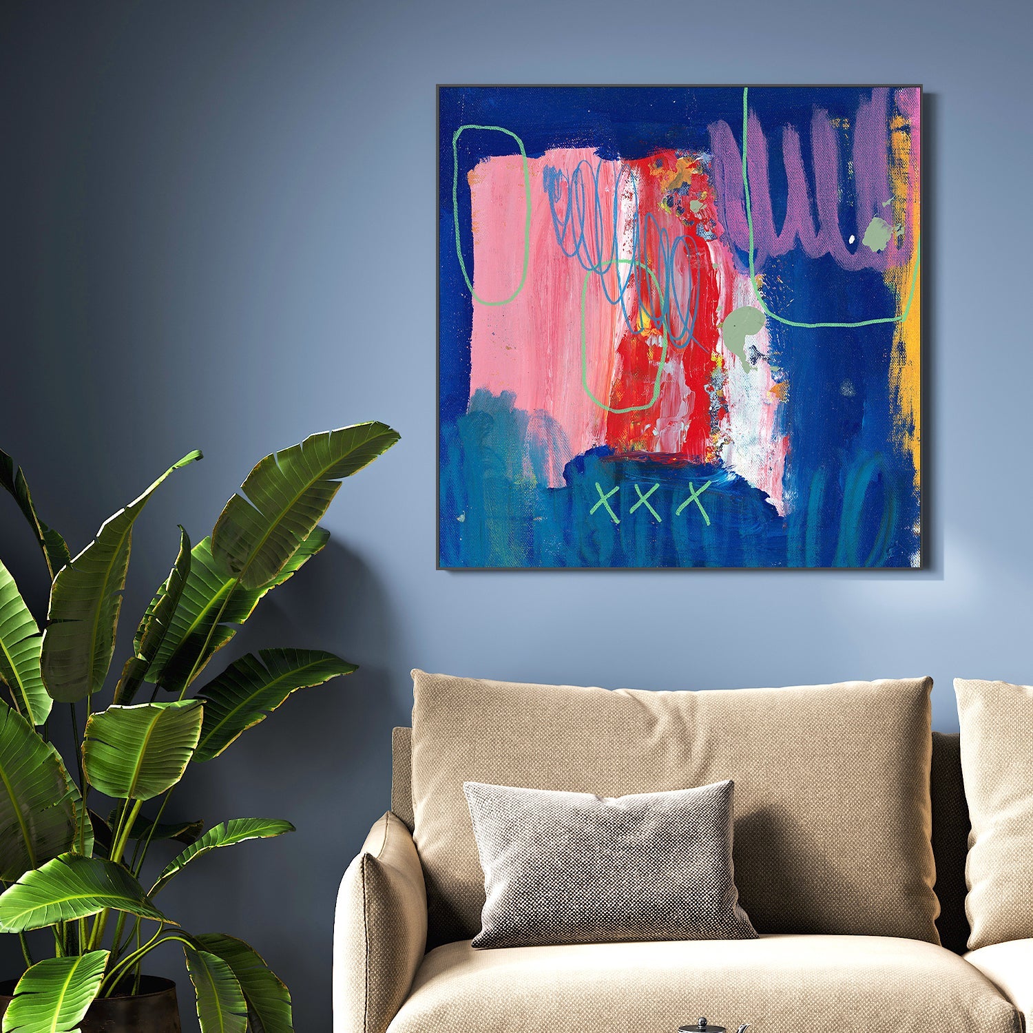 wall-art-print-canvas-poster-framed-Chromatic Stage , By Aubrey-2