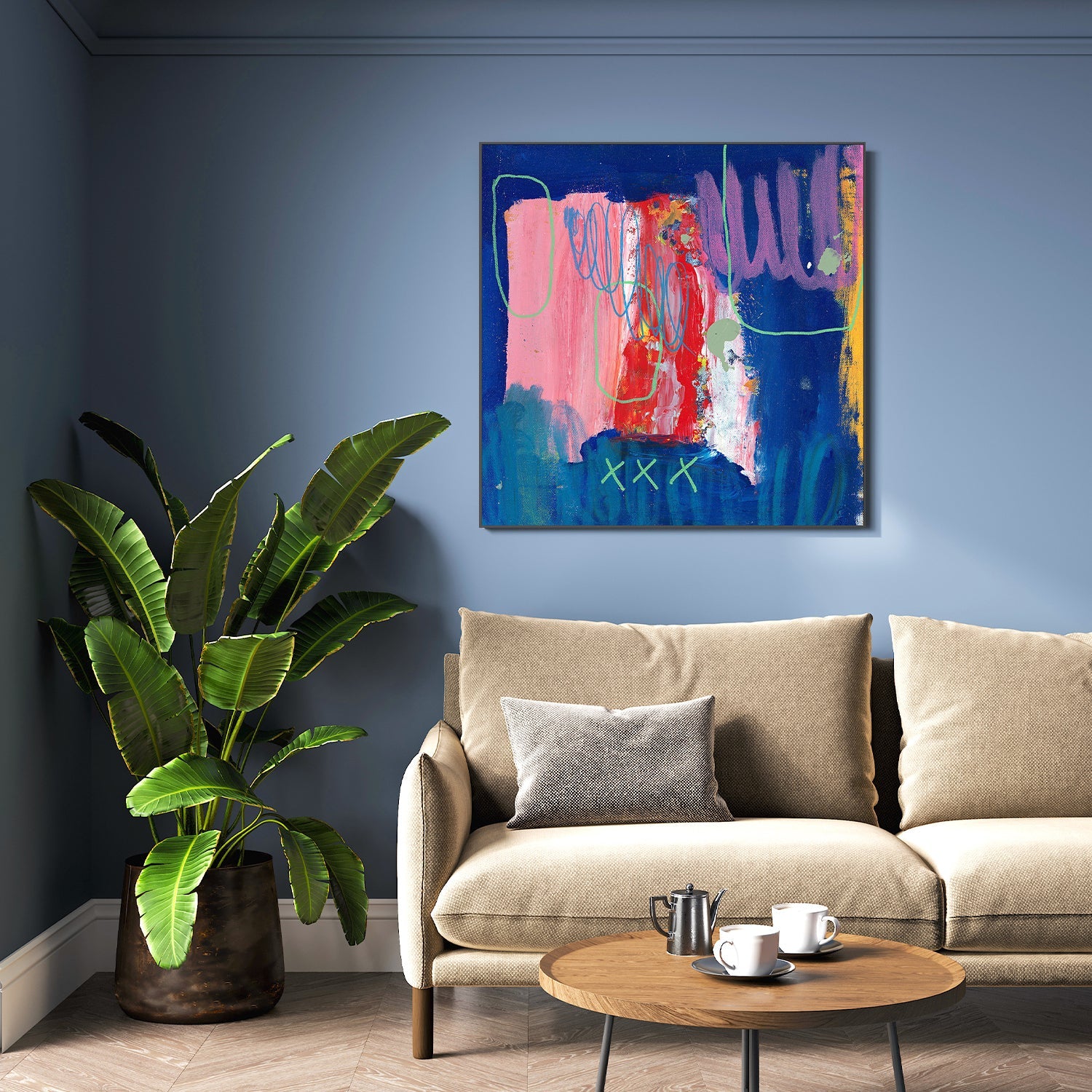 wall-art-print-canvas-poster-framed-Chromatic Stage , By Aubrey-7