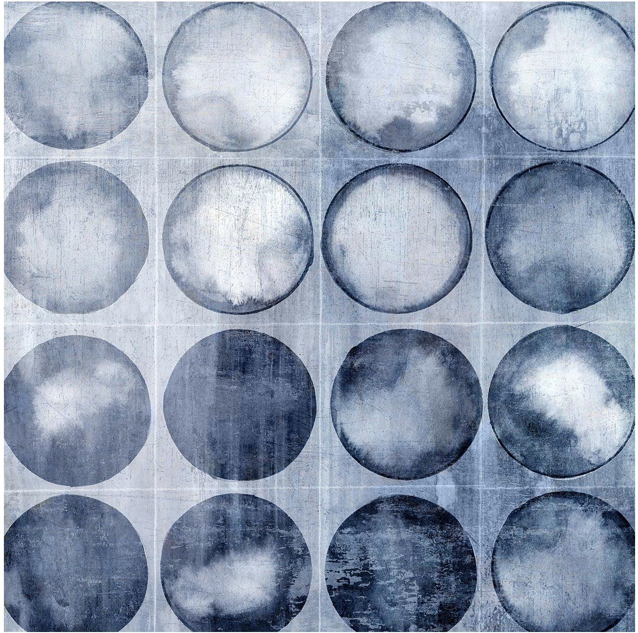 wall-art-print-canvas-poster-framed-Circles of Blue , By Emma Peal-1