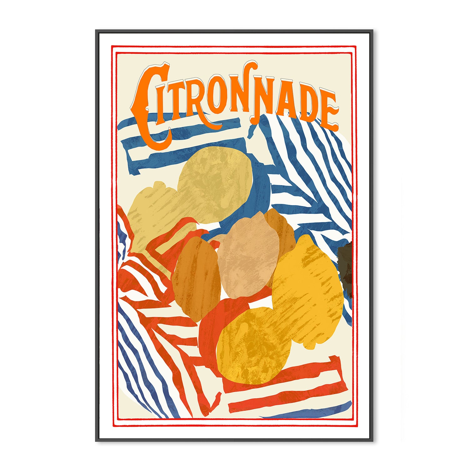 wall-art-print-canvas-poster-framed-Citronnade Blue and Red-3