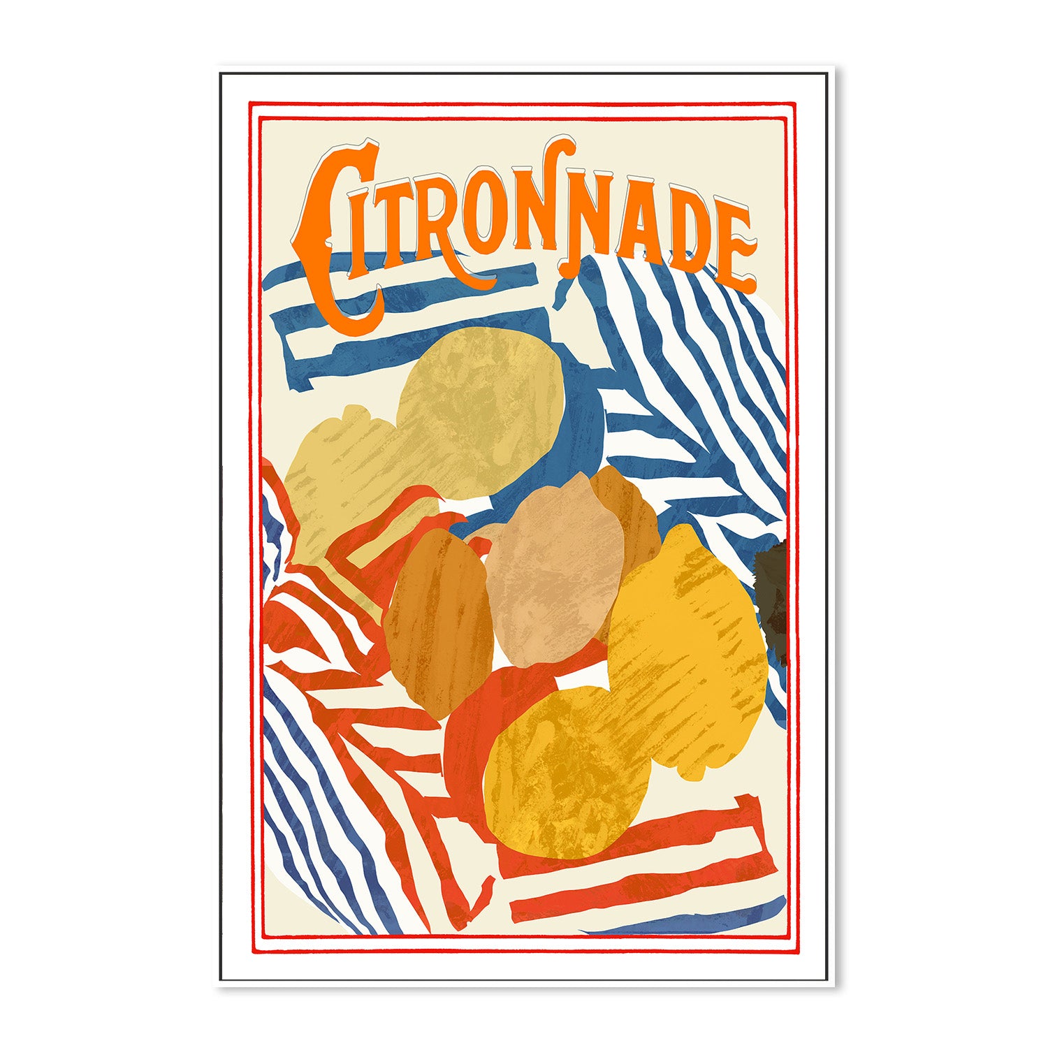 wall-art-print-canvas-poster-framed-Citronnade Blue and Red-5