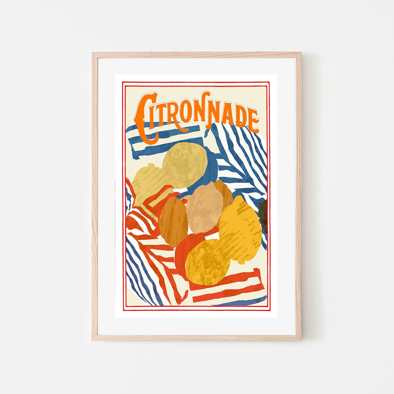 wall-art-print-canvas-poster-framed-Citronnade Blue and Red-6