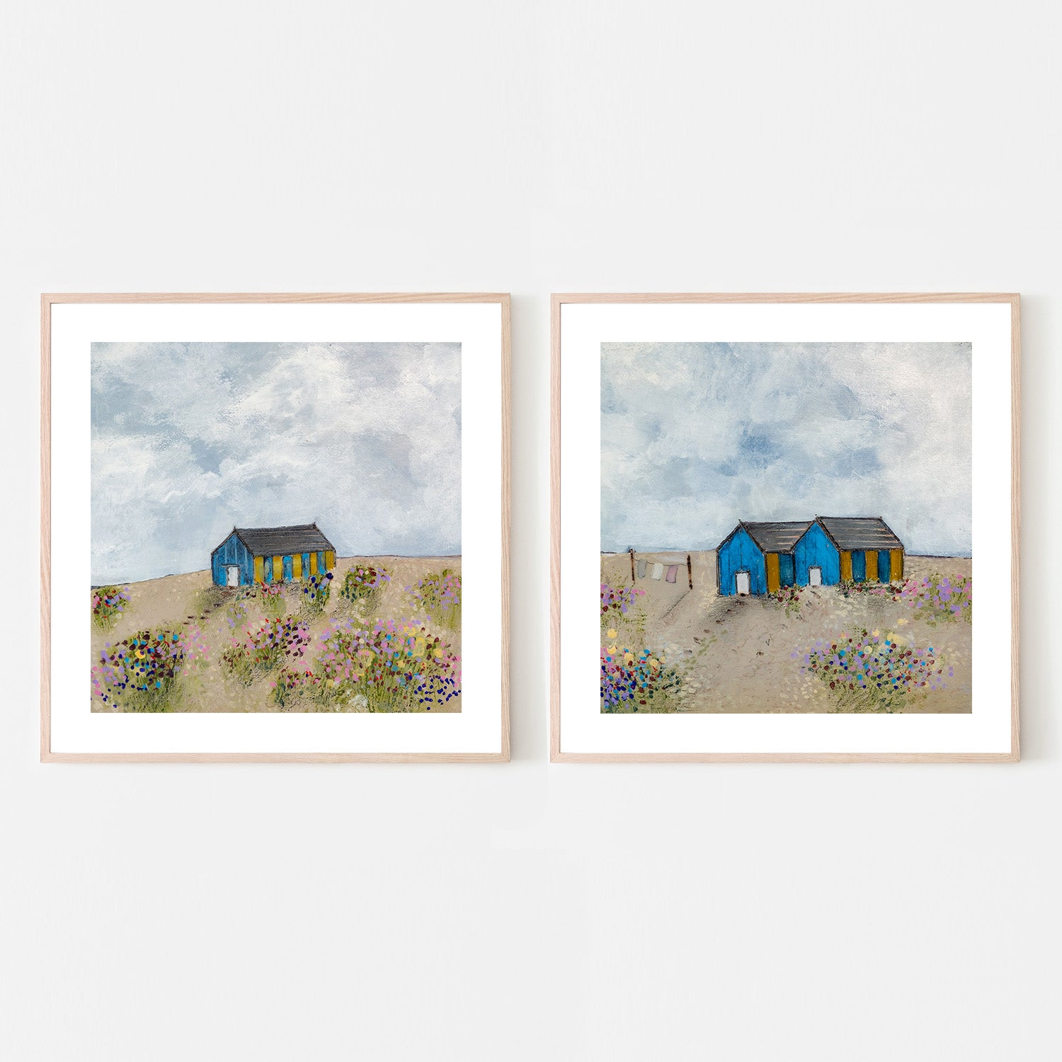 wall-art-print-canvas-poster-framed-Coastal Dunes, Style A & B, Set Of 2 , By Louise O'Hara-6