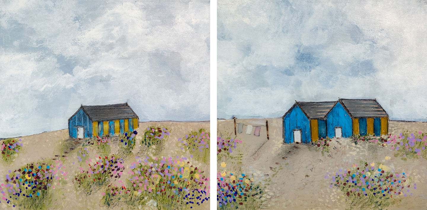 wall-art-print-canvas-poster-framed-Coastal Dunes, Style A & B, Set Of 2 , By Louise O'Hara-8