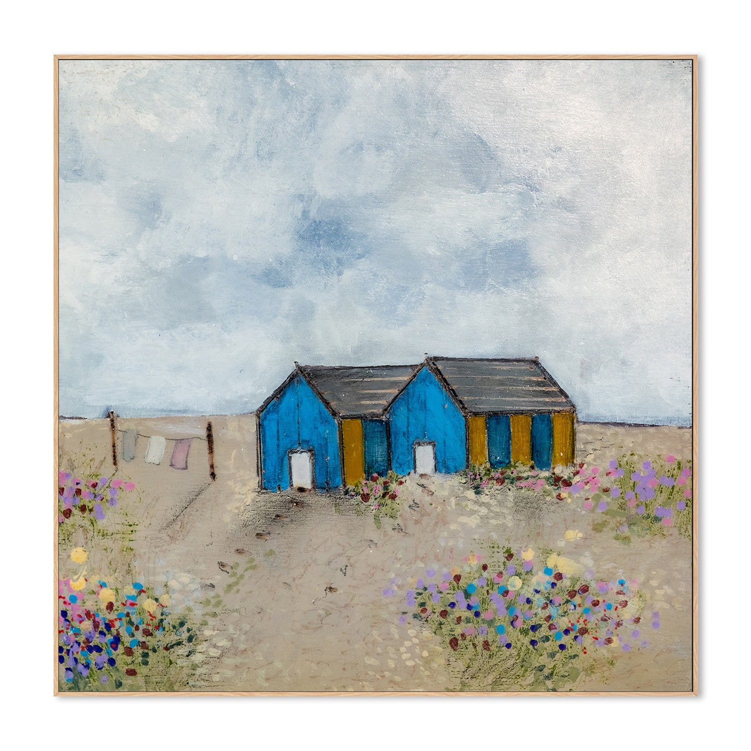 wall-art-print-canvas-poster-framed-Coastal Dunes, Style B , By Louise O'Hara-4