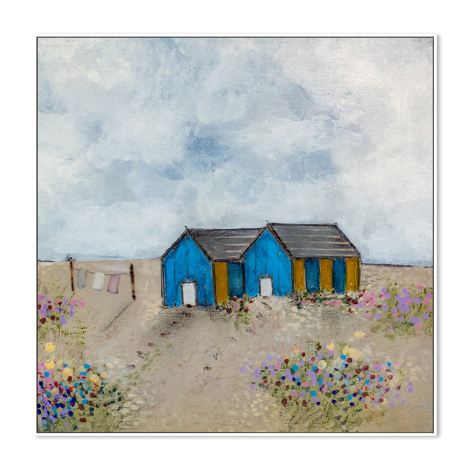 wall-art-print-canvas-poster-framed-Coastal Dunes, Style B , By Louise O'Hara-5