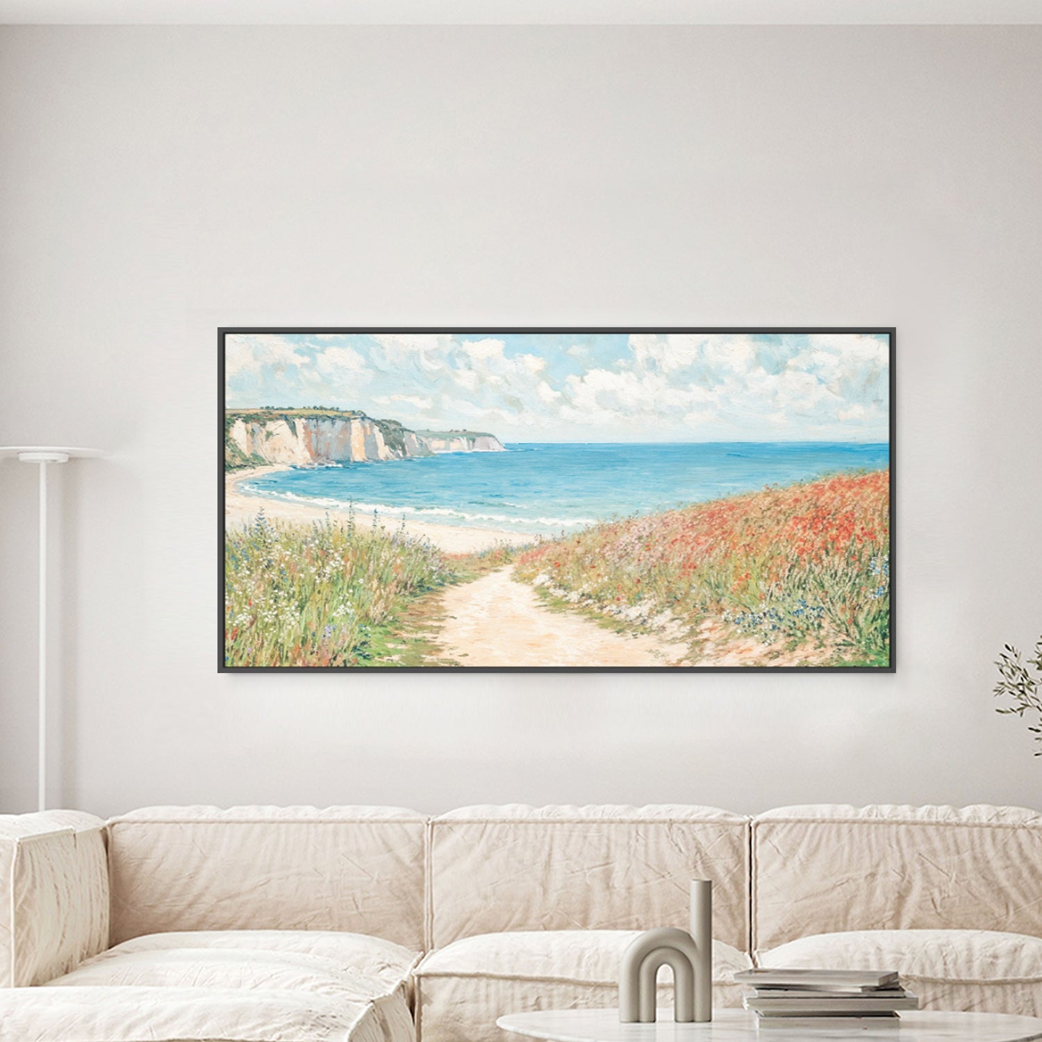 wall-art-print-canvas-poster-framed-Coastal Pathway , By Lady Hana-2