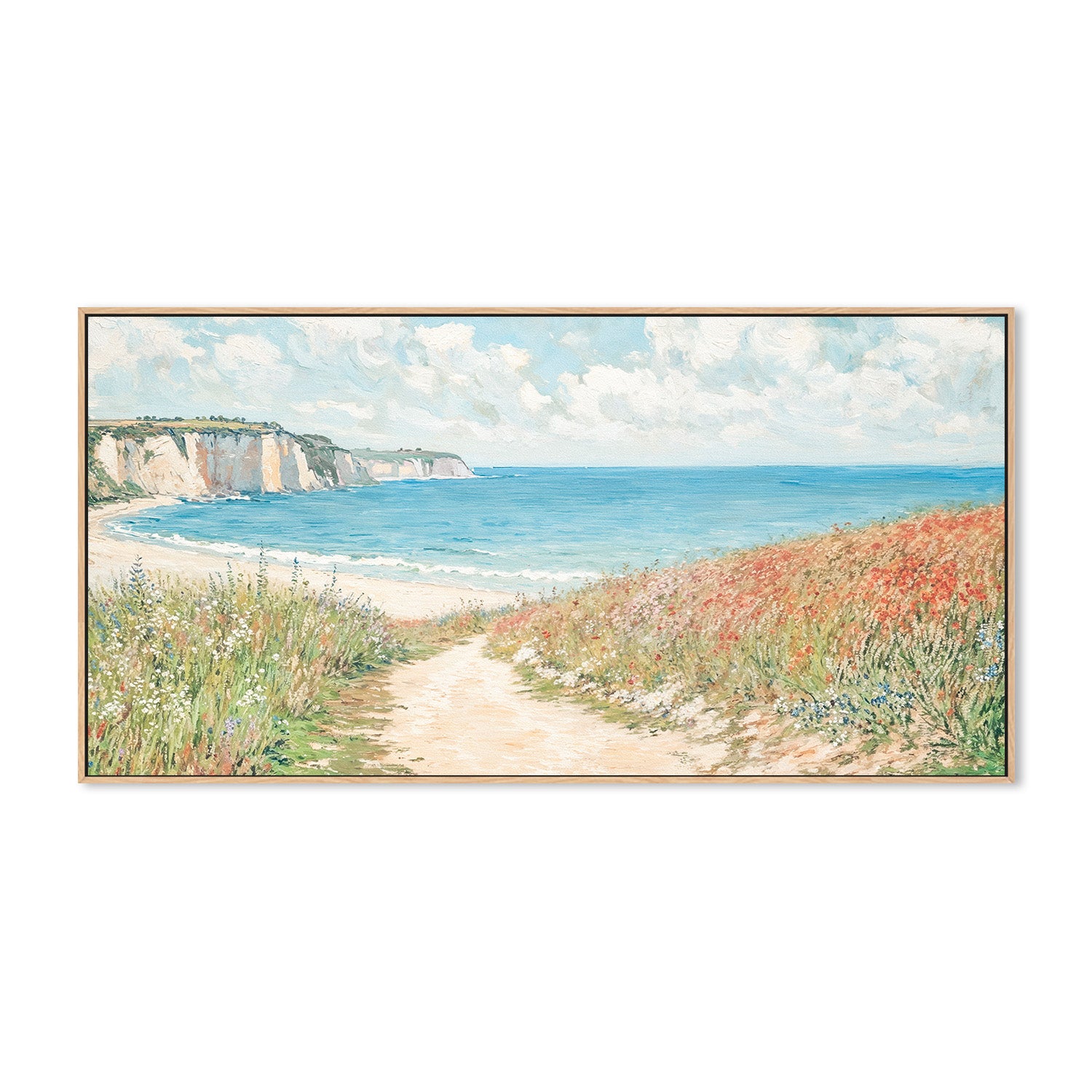 wall-art-print-canvas-poster-framed-Coastal Pathway , By Lady Hana-4