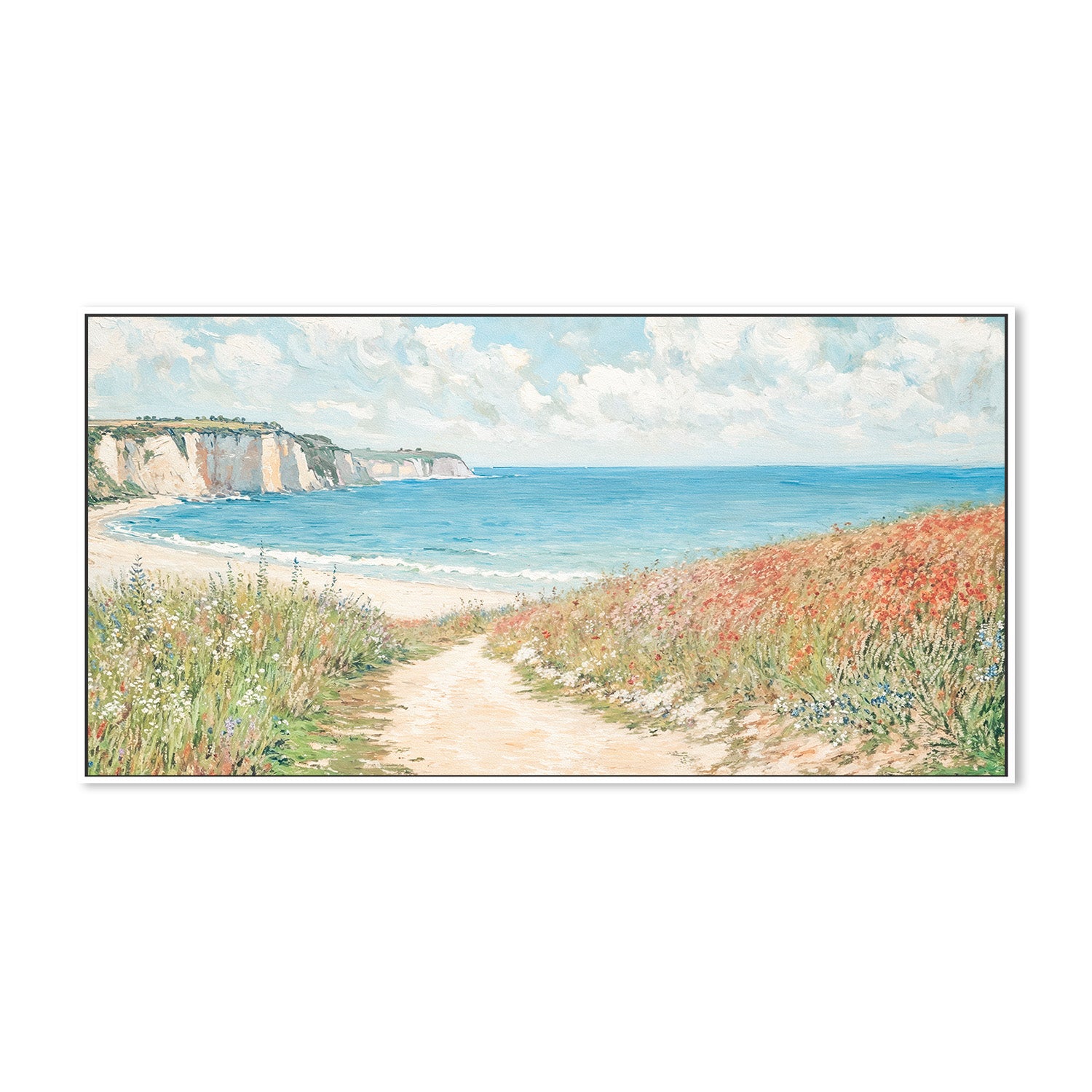 wall-art-print-canvas-poster-framed-Coastal Pathway , By Lady Hana-5