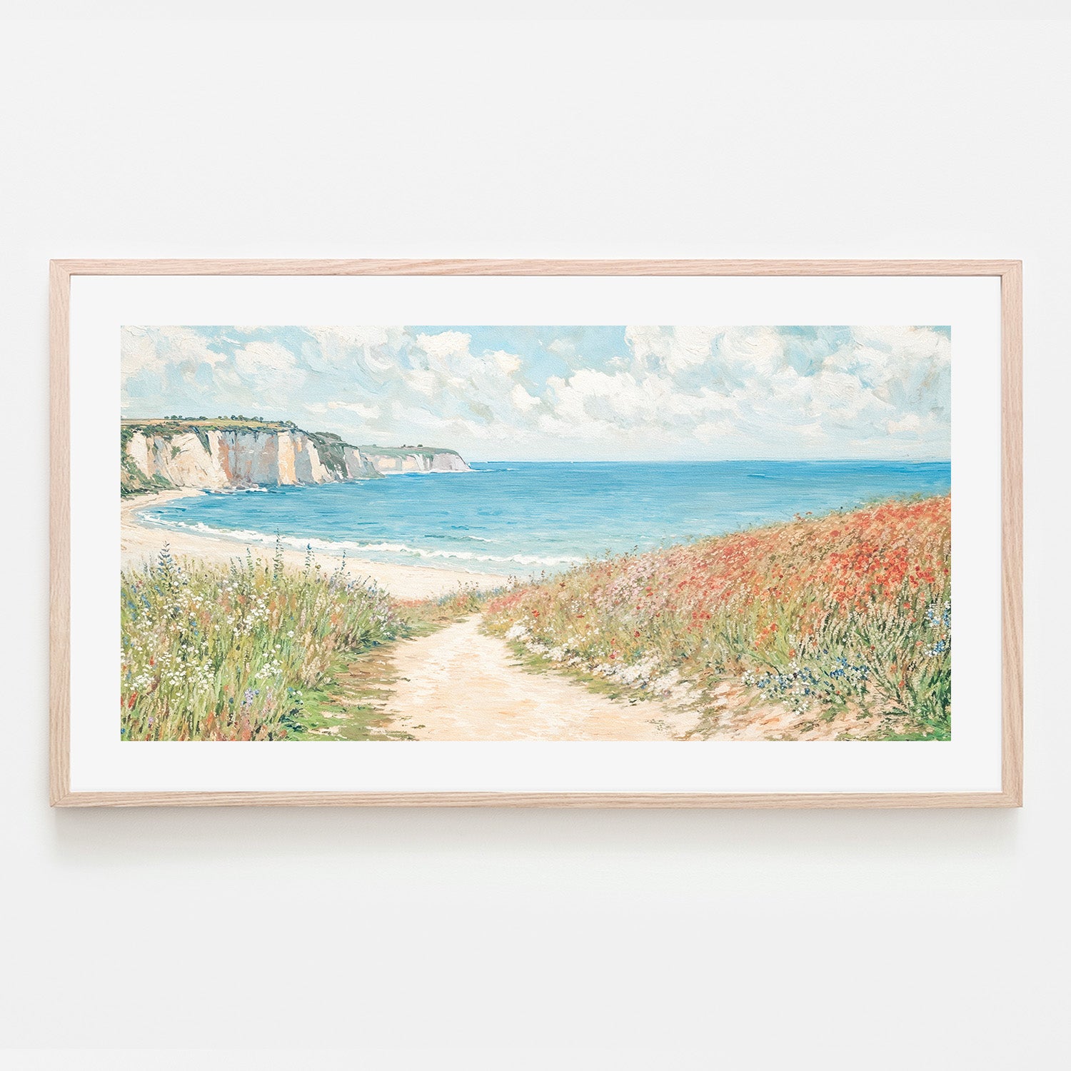 wall-art-print-canvas-poster-framed-Coastal Pathway , By Lady Hana-6