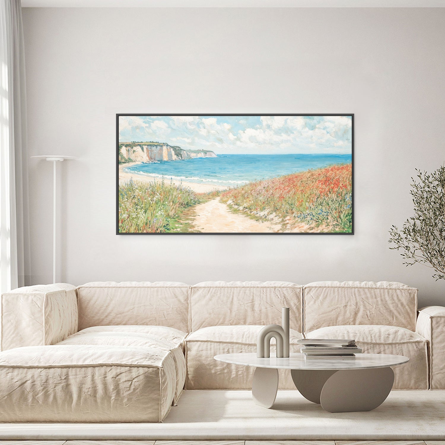 wall-art-print-canvas-poster-framed-Coastal Pathway , By Lady Hana-7