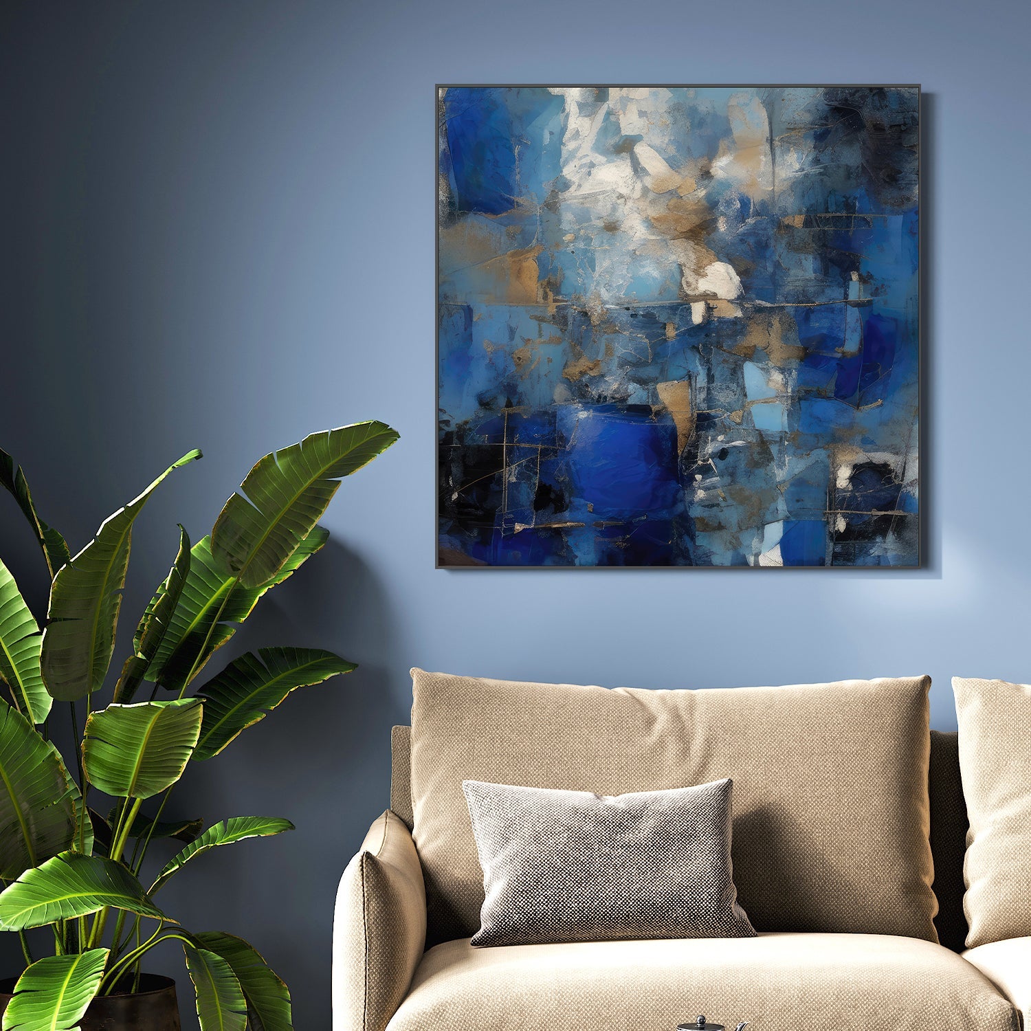 wall-art-print-canvas-poster-framed-Cobalt Depths, By Alpenglow Workshop , By Alpenglow Workshop-2