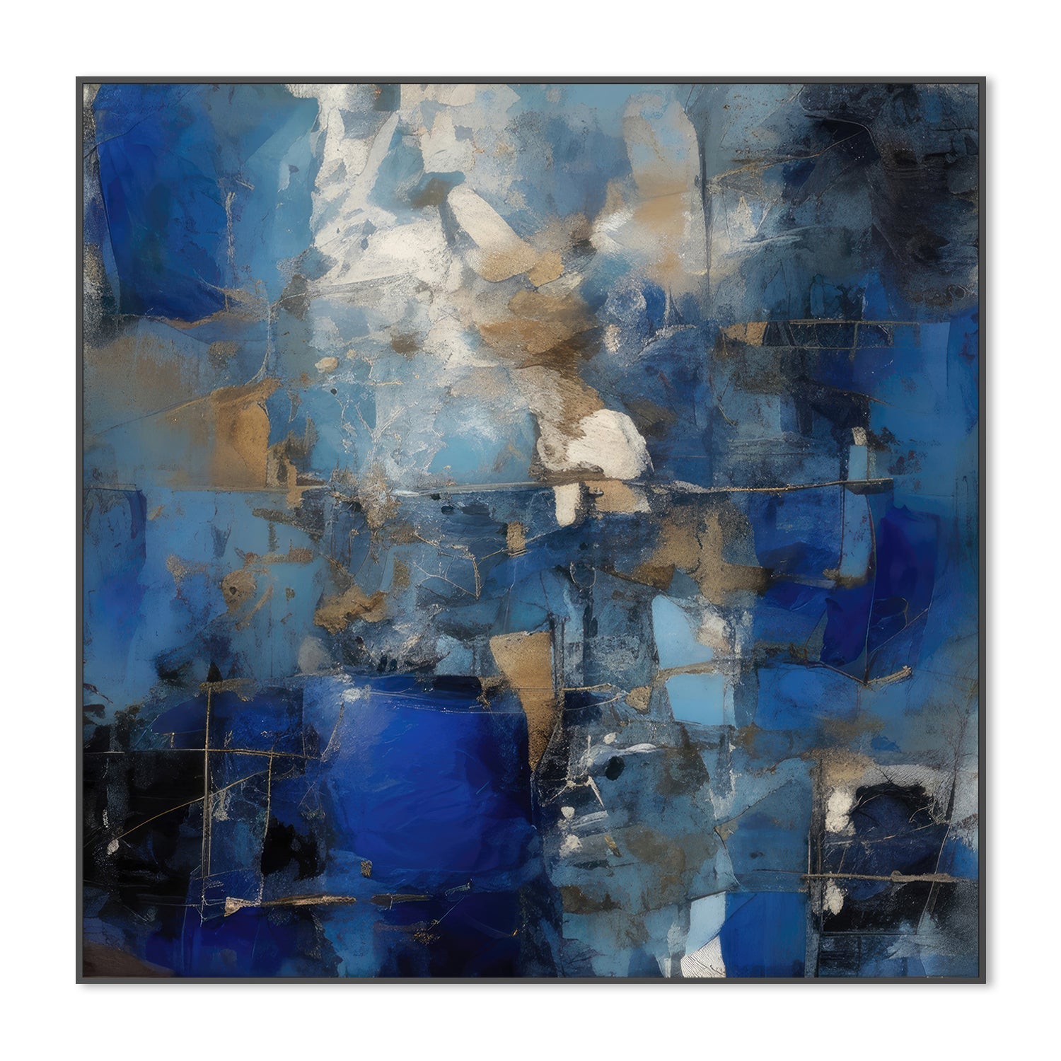 wall-art-print-canvas-poster-framed-Cobalt Depths, By Alpenglow Workshop , By Alpenglow Workshop-3