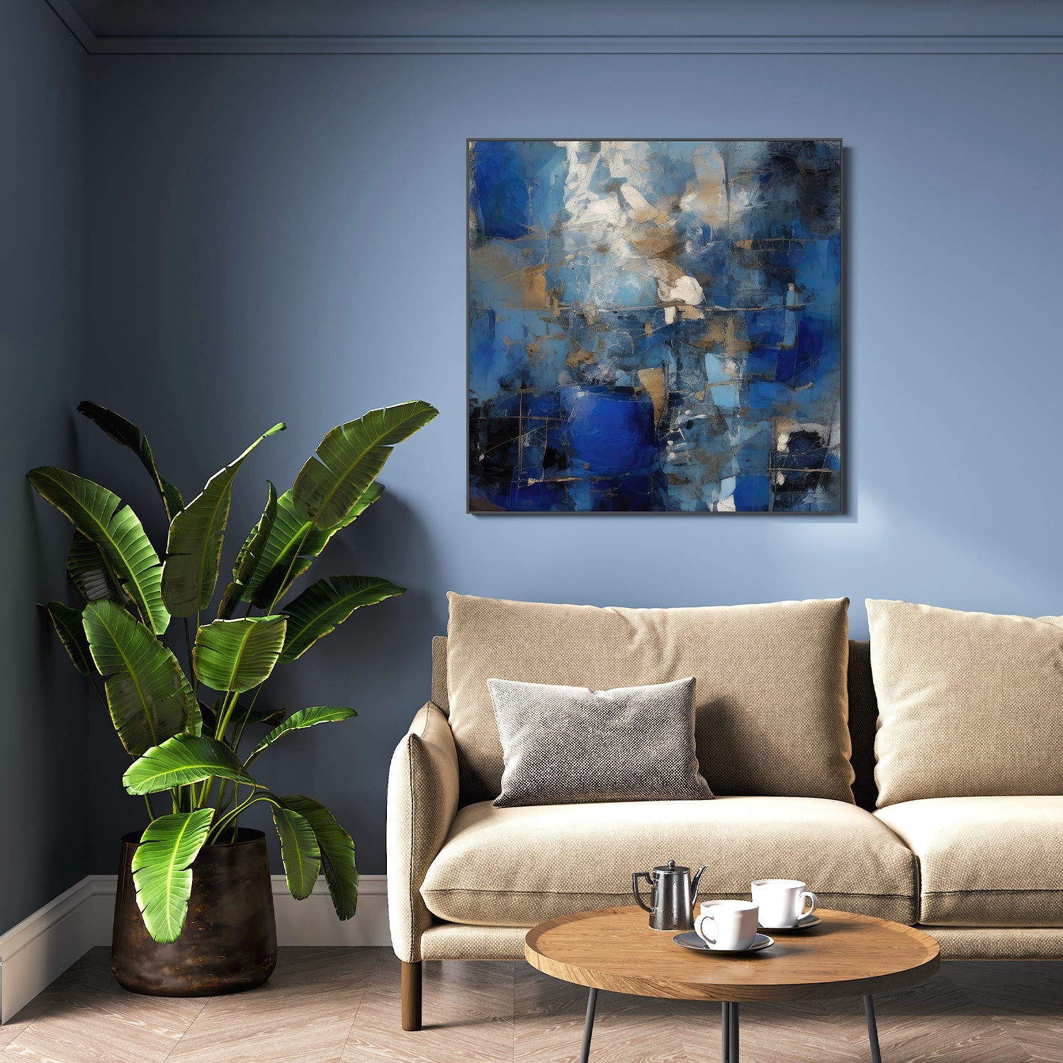 wall-art-print-canvas-poster-framed-Cobalt Depths, By Alpenglow Workshop , By Alpenglow Workshop-7