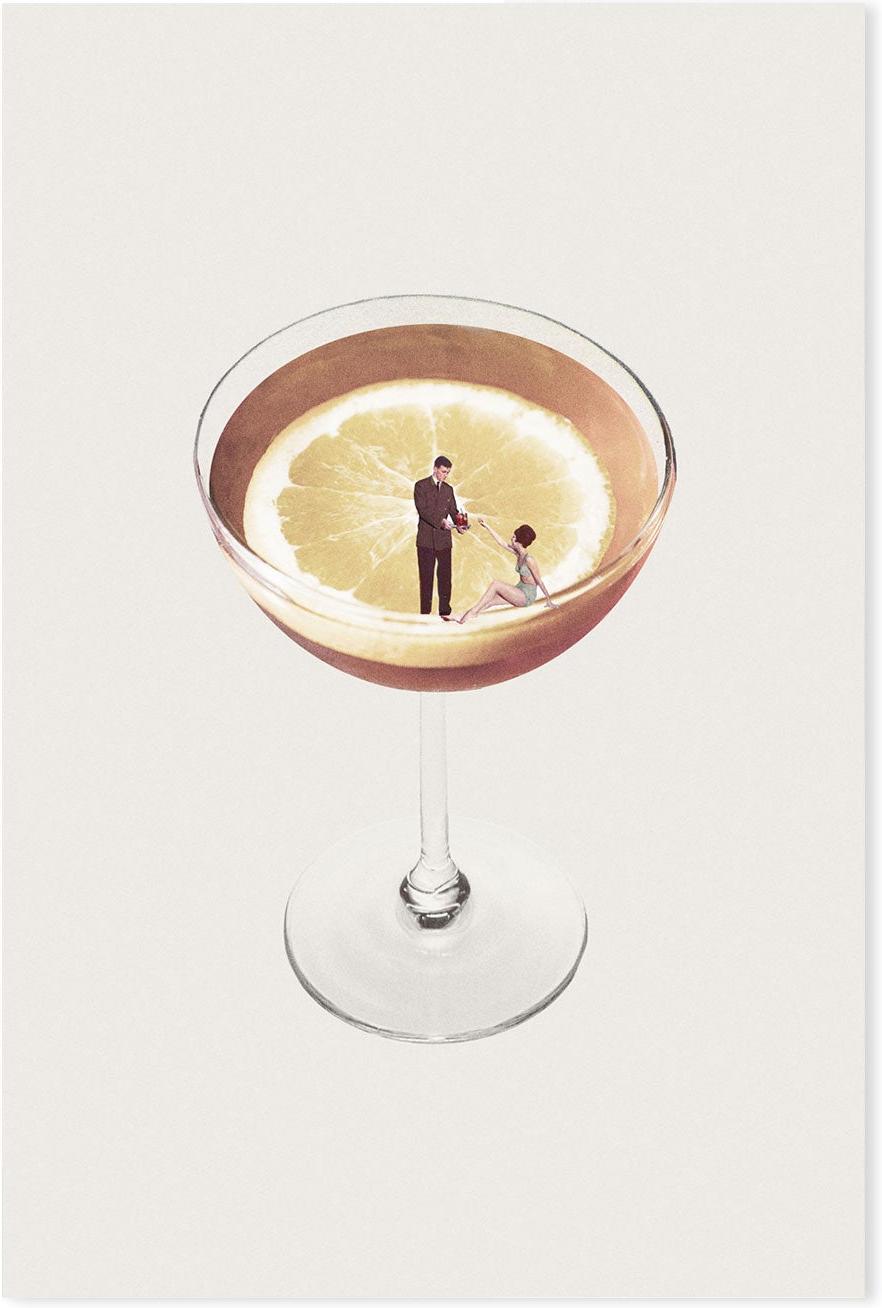 2 Pack Vibrant Cocktail Art Frames main image 1