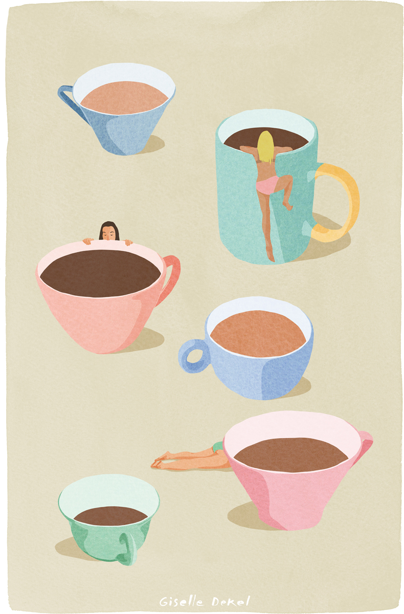 wall-art-print-canvas-poster-framed-Coffee Ladies-1