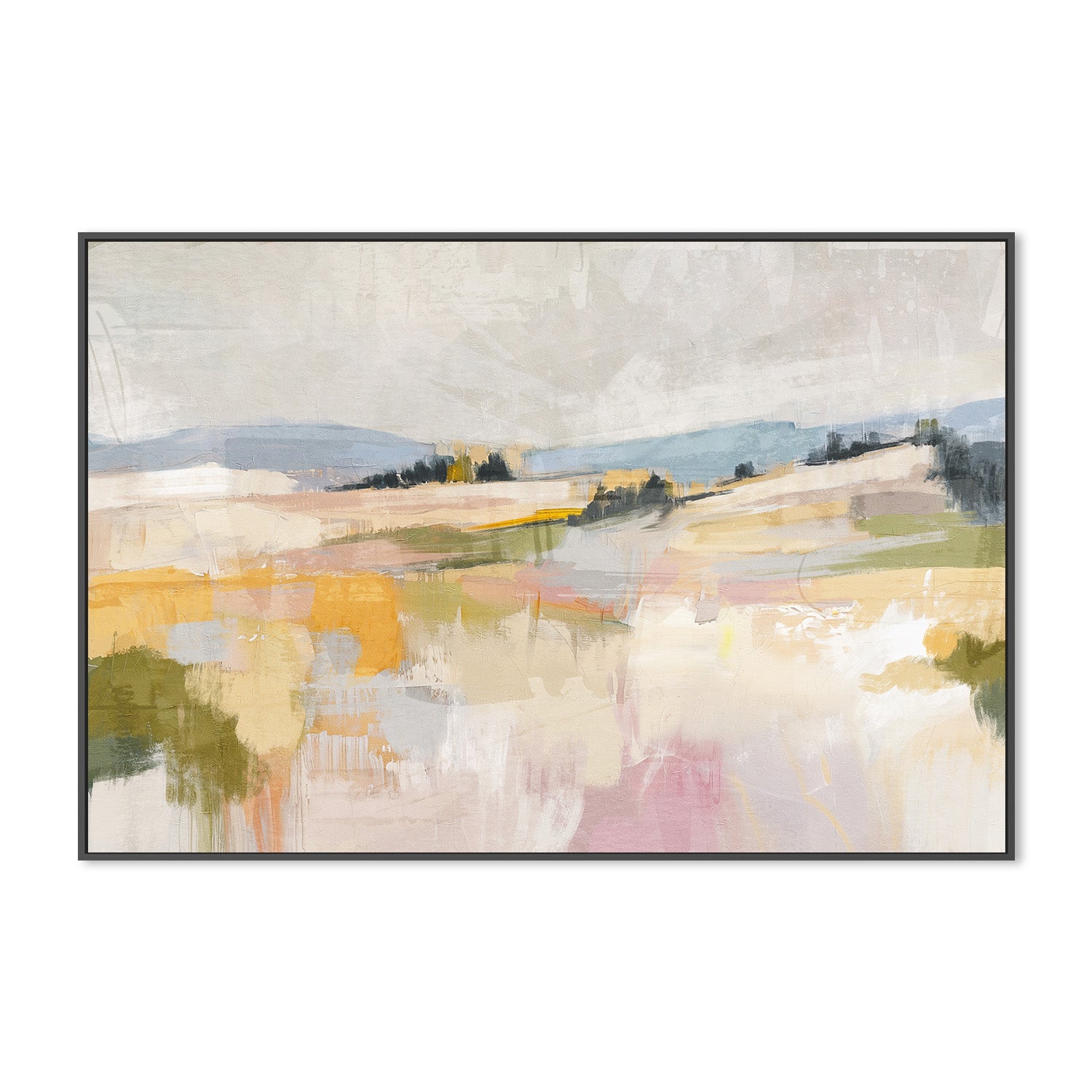 wall-art-print-canvas-poster-framed-Colorful Fields, Style A-3