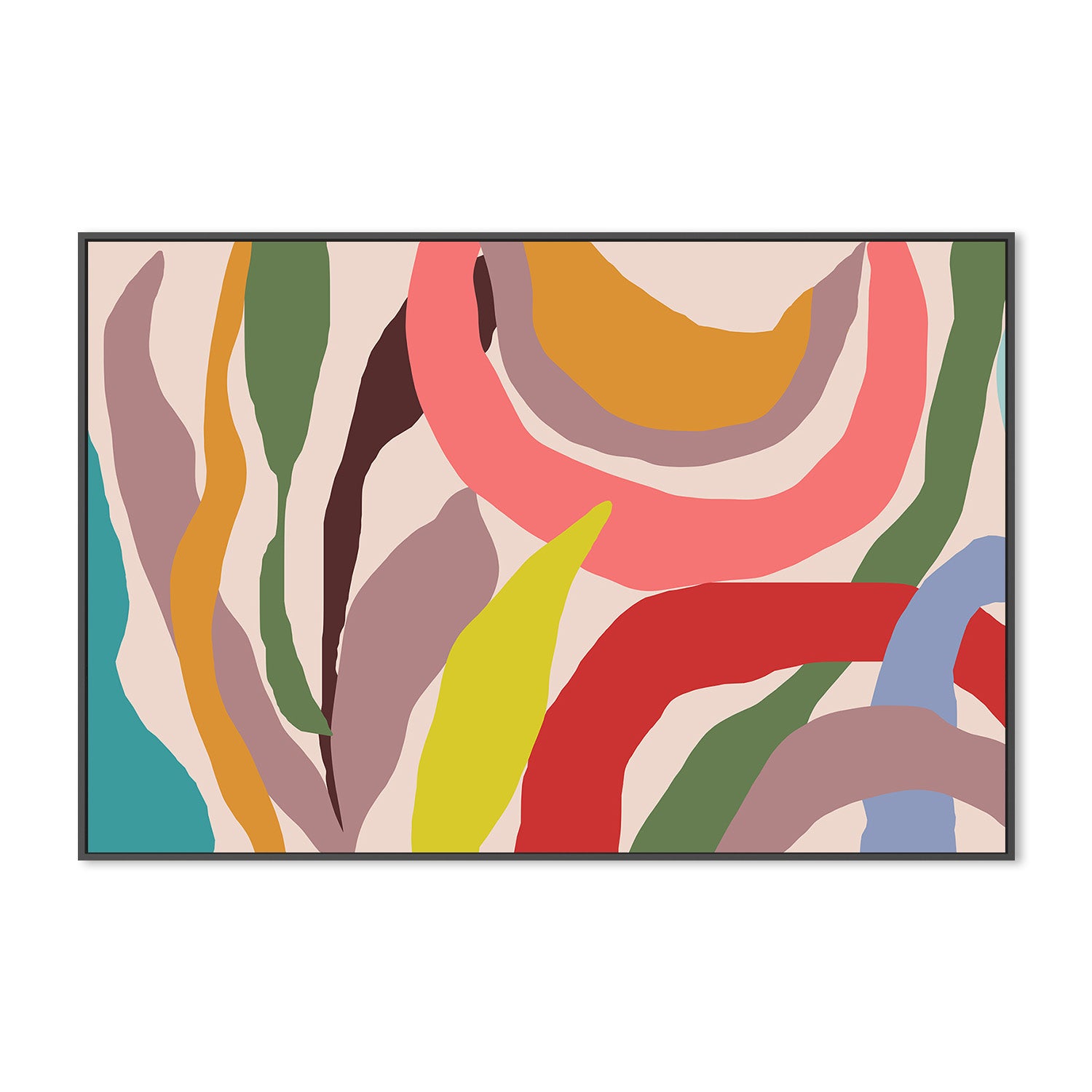 wall-art-print-canvas-poster-framed-Colorful Wavescape-3