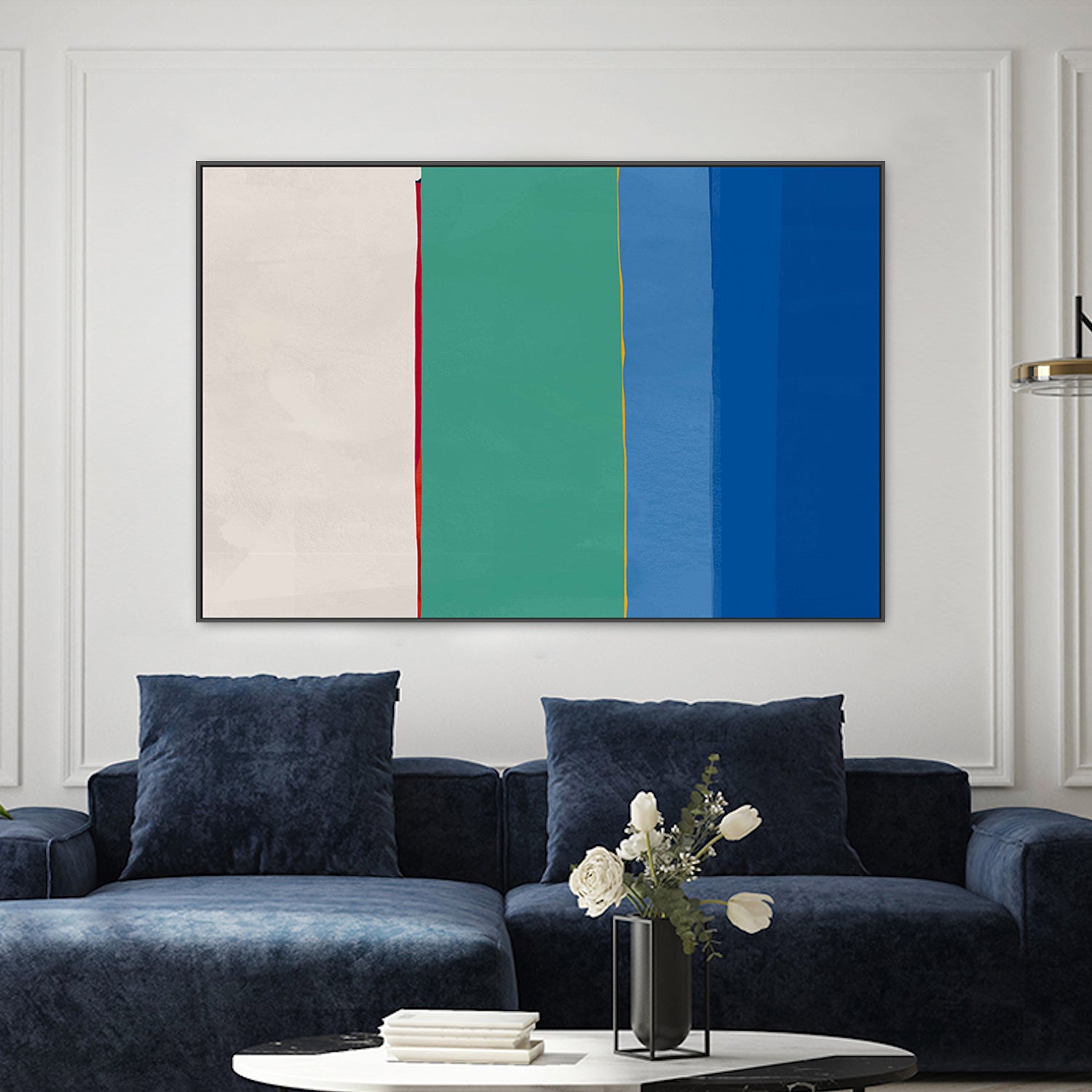 wall-art-print-canvas-poster-framed-Colour Bar Symphony, Style A-2