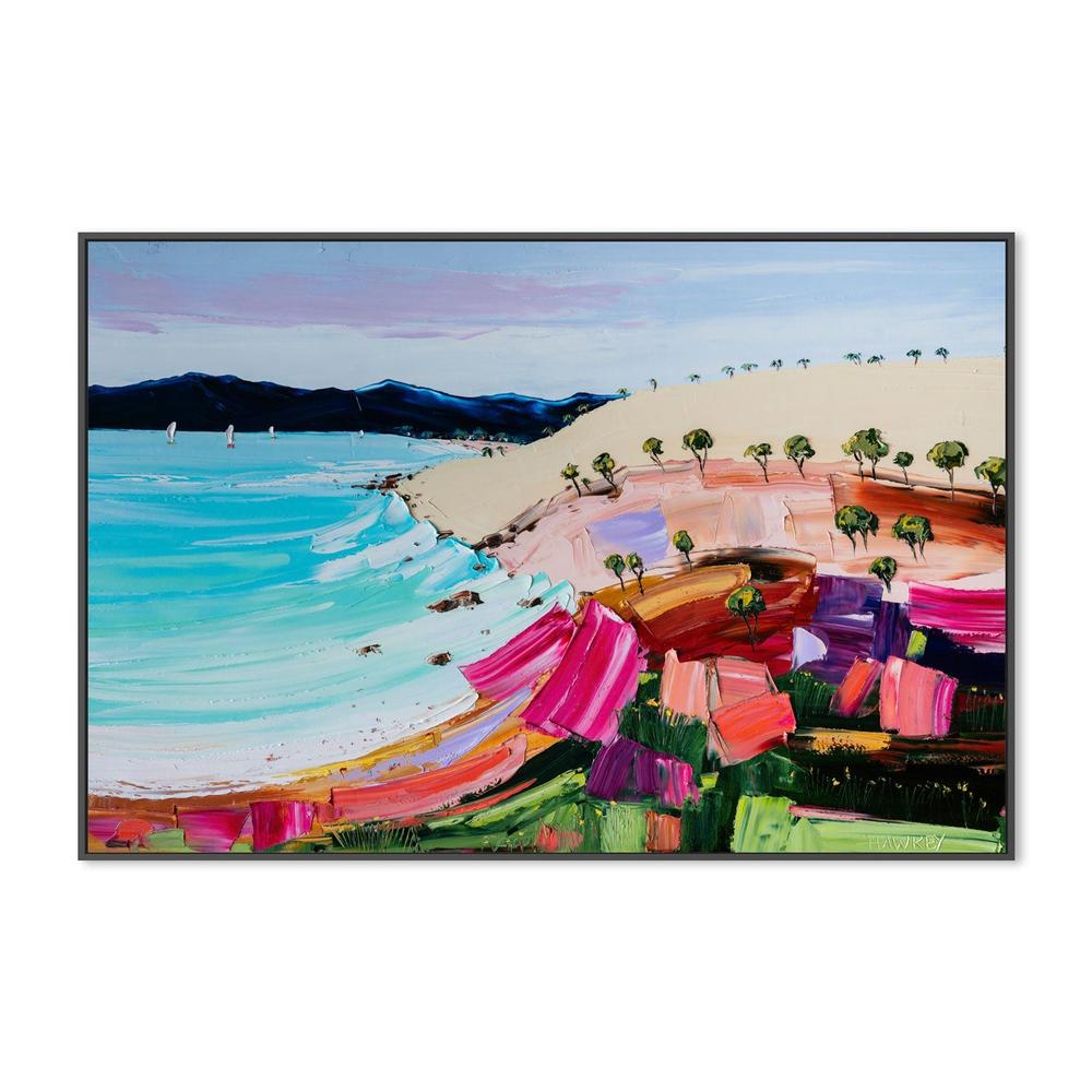 wall-art-print-canvas-poster-framed-Coloured Summer , By Angela Hawkey-3