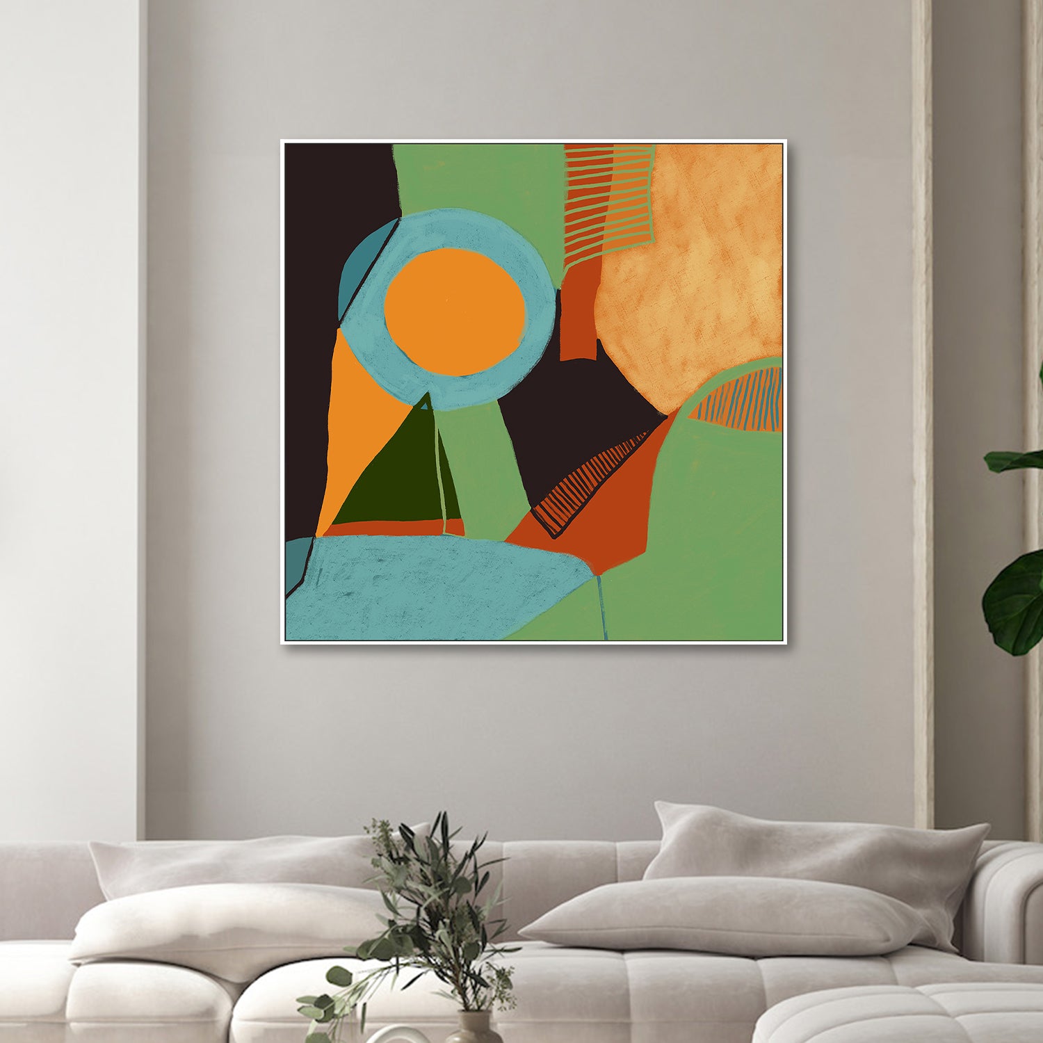 wall-art-print-canvas-poster-framed-Colourful Abstract , By Sharyn Bursic-2