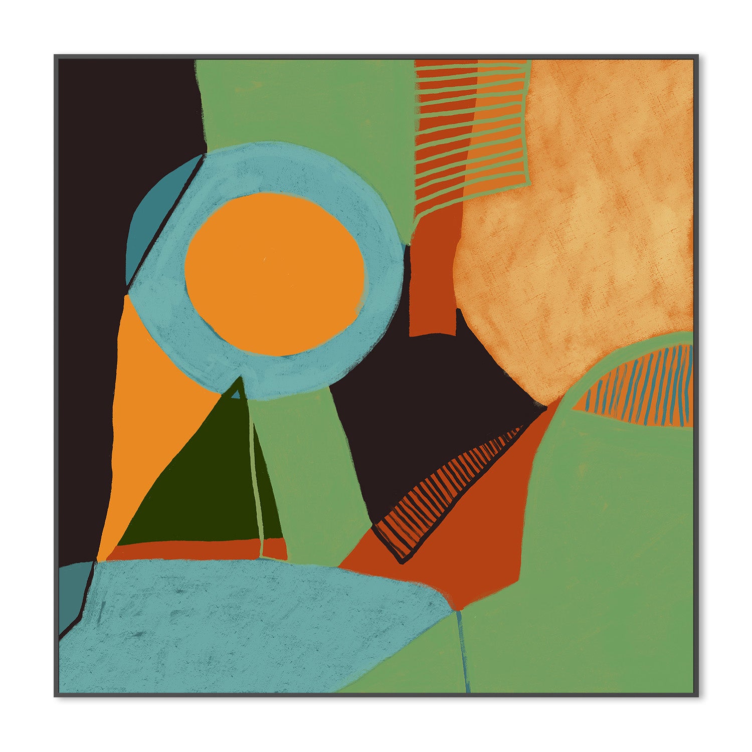 wall-art-print-canvas-poster-framed-Colourful Abstract , By Sharyn Bursic-3