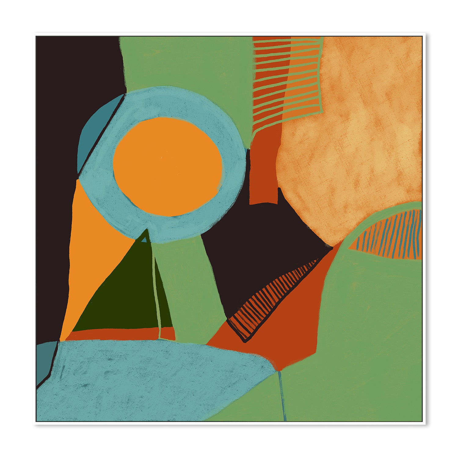 wall-art-print-canvas-poster-framed-Colourful Abstract , By Sharyn Bursic-5