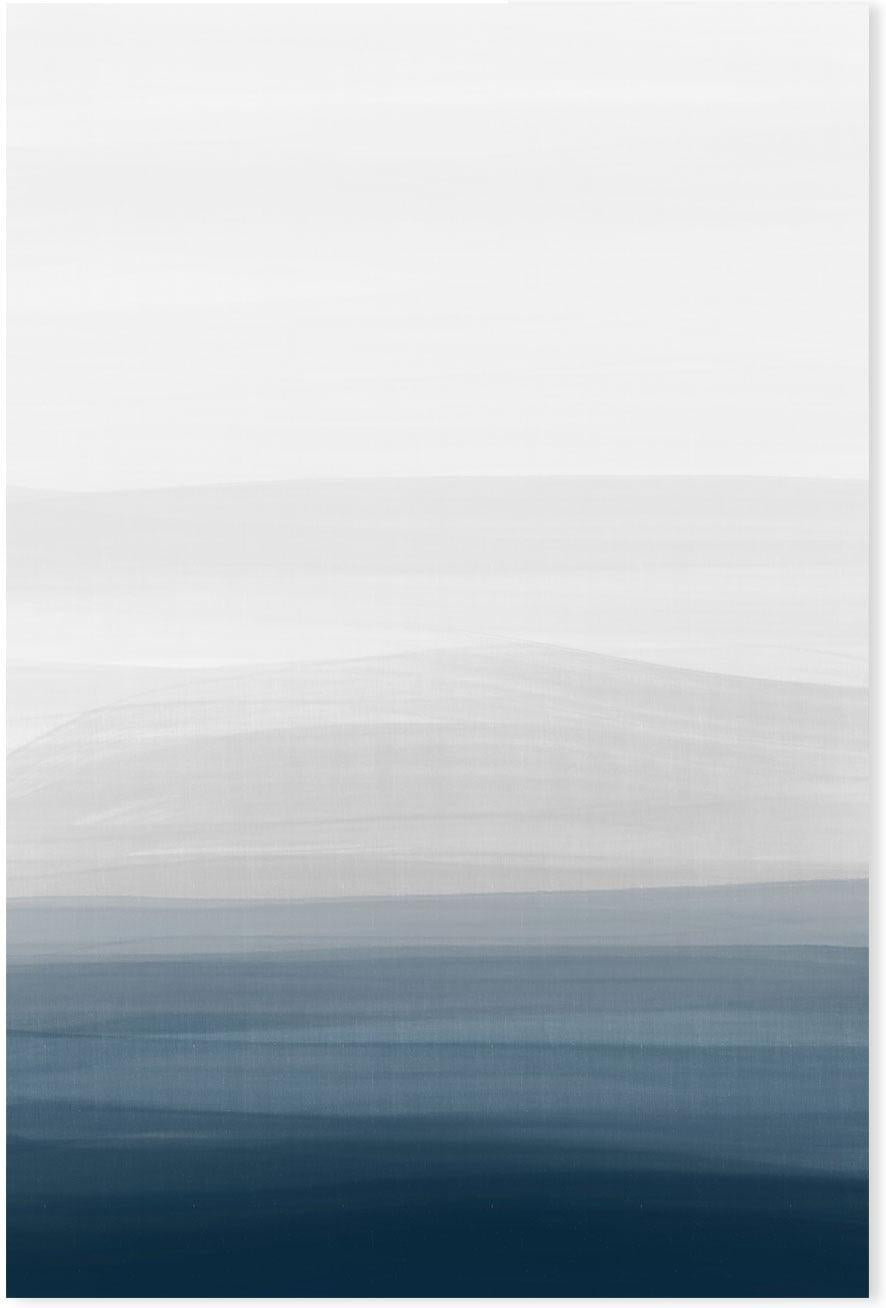 wall-art-print-canvas-poster-framed-Completely Blue, Style B , By Karine Tonial Grimm-GIOIA-WALL-ART