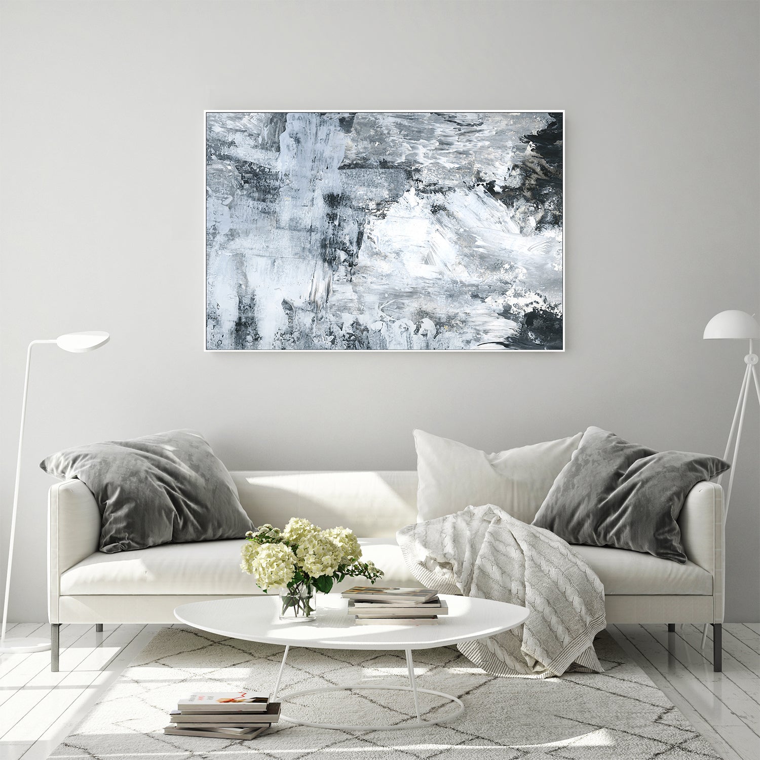 wall-art-print-canvas-poster-framed-Concrete , By Zelda Cane-7